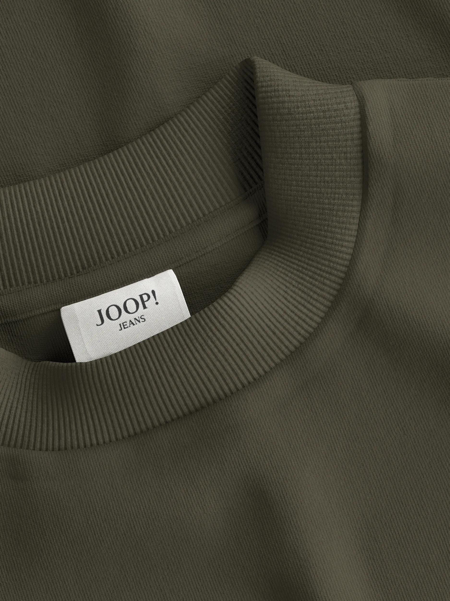 Joop Jeans Rundhalsshirt Cedric mit Bündchen am Ärmel
