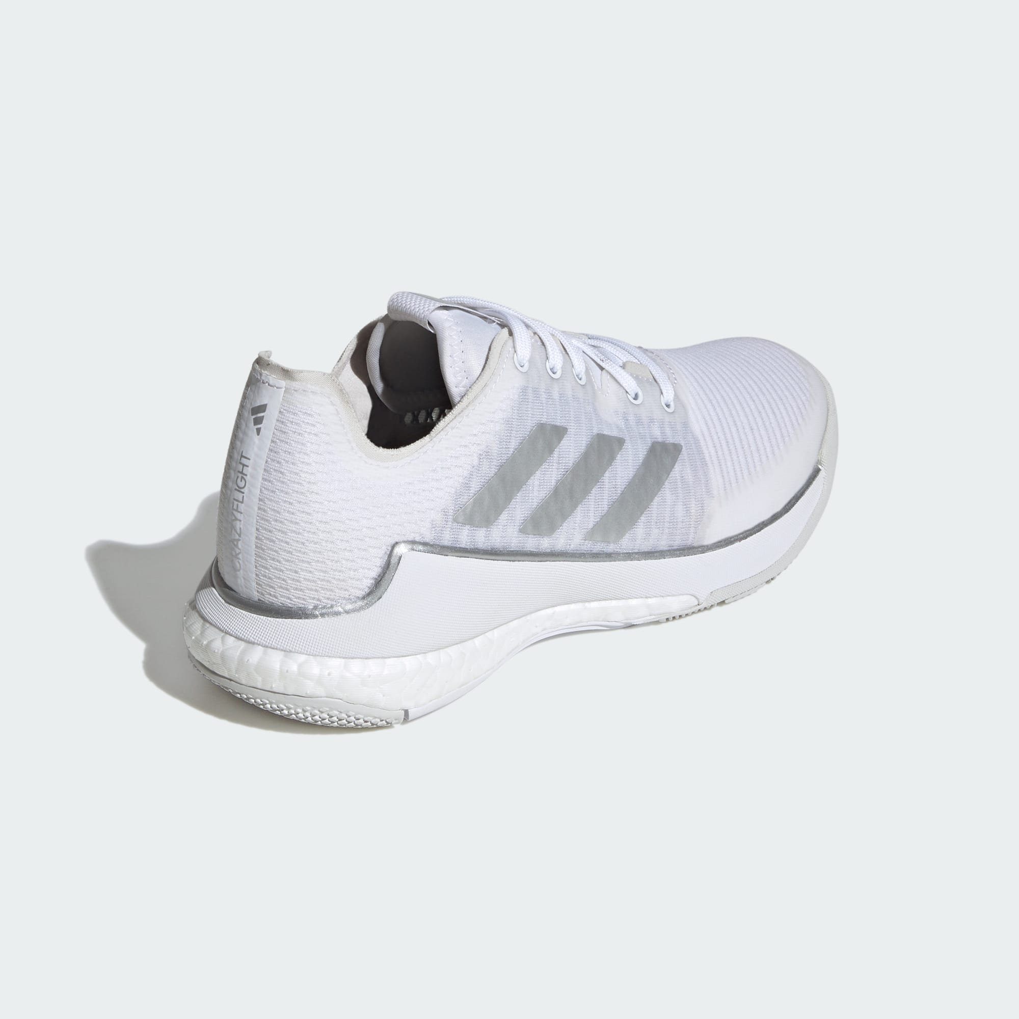 One Indoorschuh Performance Cloud / CRAZYFLIGHT White Silver adidas Metallic / VOLLEYBALLSCHUH Grey