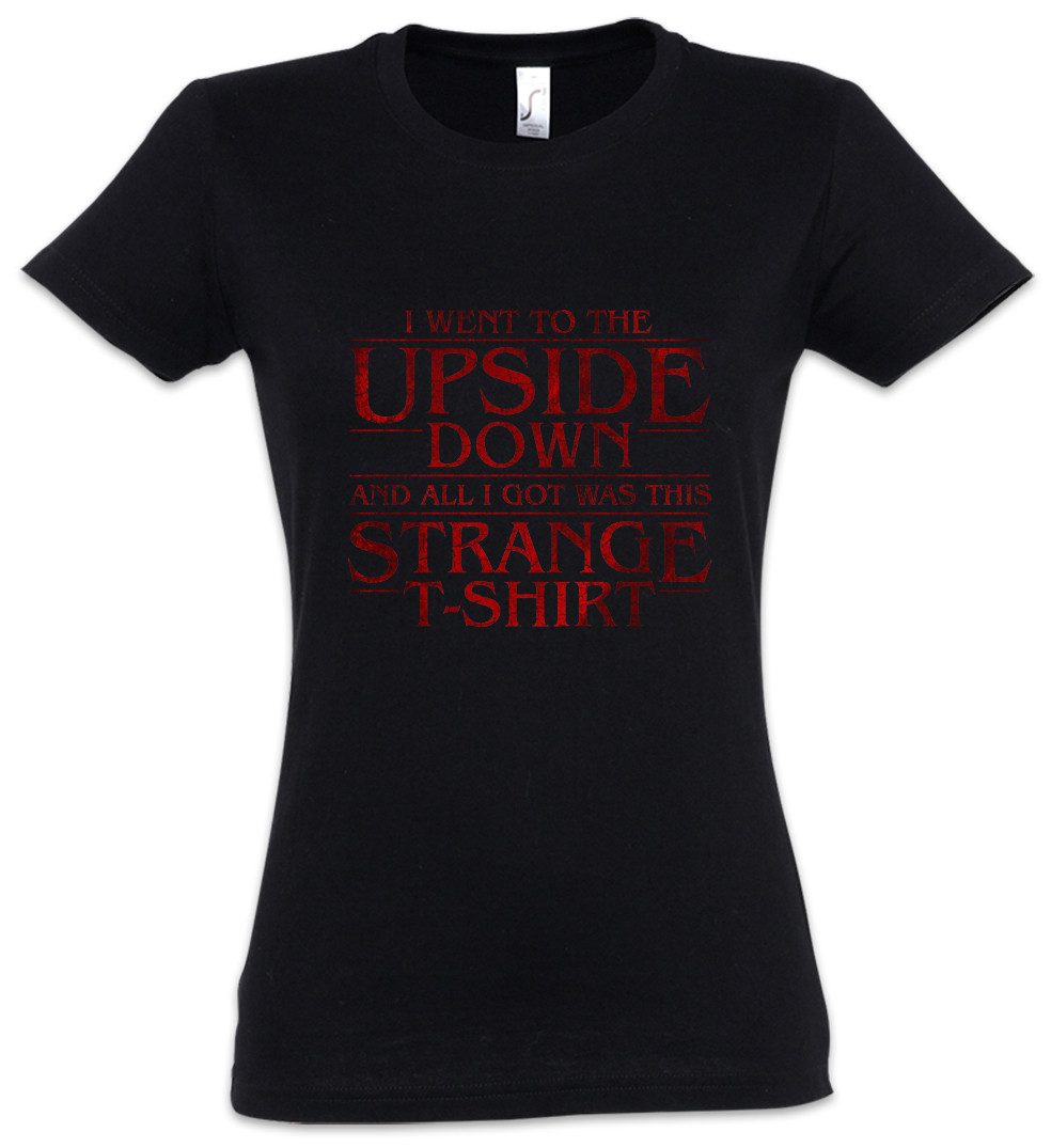 Urban Backwoods Print-Shirt I Went To The Upside Down Damen T-Shirt Horror günstig online kaufen
