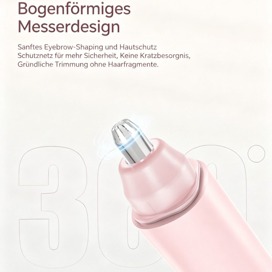 inschimmer Gesichtsepilierer 2-in-1 USB Augenbrauenrasierer Gesichtshaarentferner Epilierer Damen – Bild 3 von 5