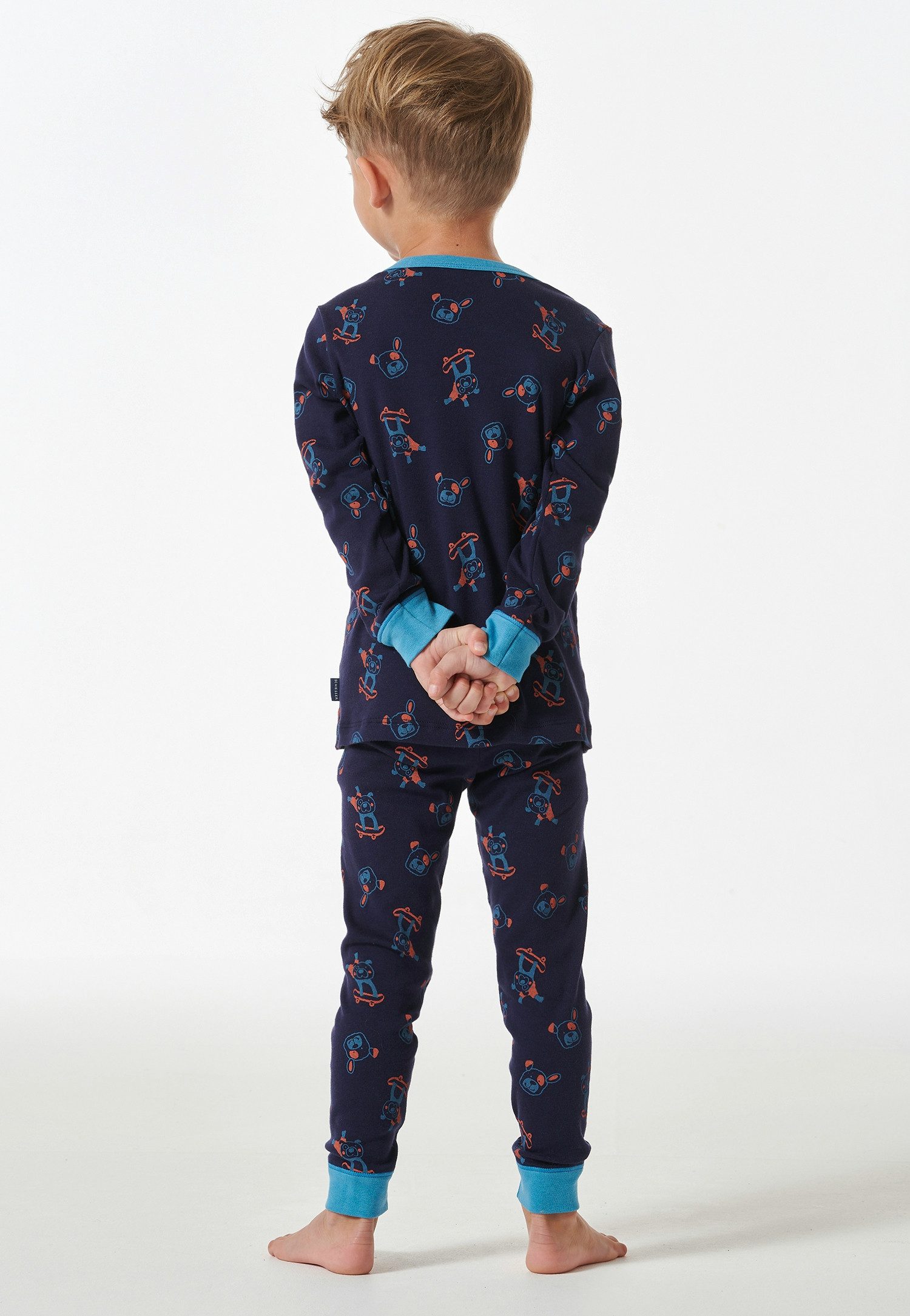 Schiesser Schlafanzug Boys World (2 tlg) mit Allover-Print