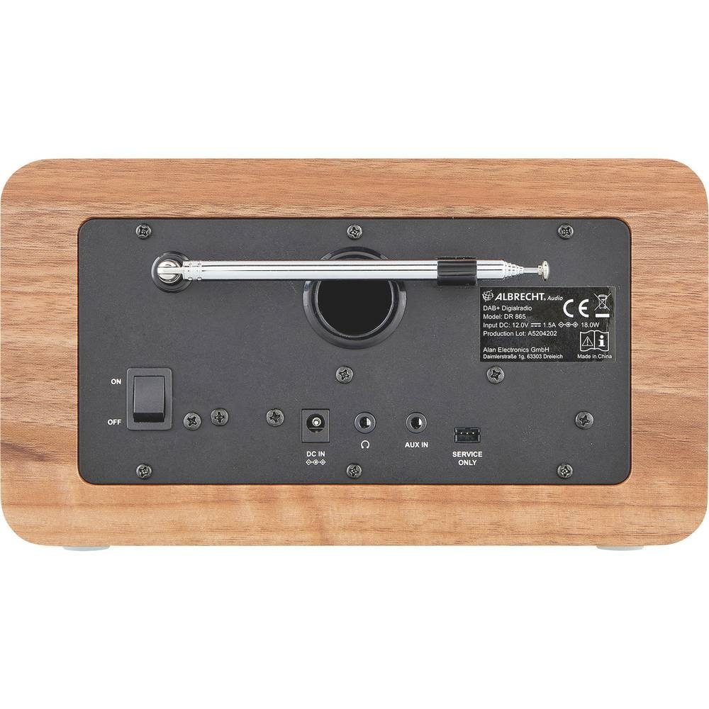 Albrecht Senior - Das bedienerfreundliche Digitalradio 27865 Radio (Barrierefrei, Inkl. Fernbedienung, Tastensperre, Weckfunktion) – Bild 2 von 5