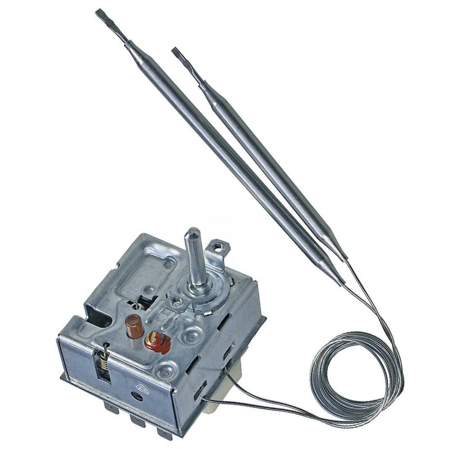 VIOKS Thermodetektor Thermostat/Temperaturbegrenzer-Kombi 128°C, mit 2 Temperaturfühlern für Heißwassergeräten