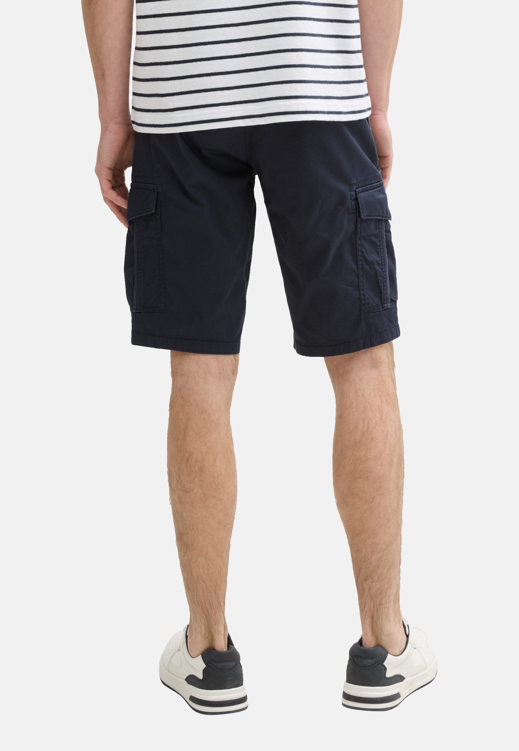 TOM TAILOR Cargoshorts Cargoshorts kurze Hose mit vielen Taschen (1-tlg)