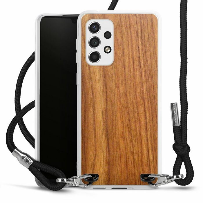 DeinDesign Handyhülle Holzoptik Lärche Holz Lärche Samsung Galaxy A33 5G Handykette Hülle mit Band Case zum Umhängen