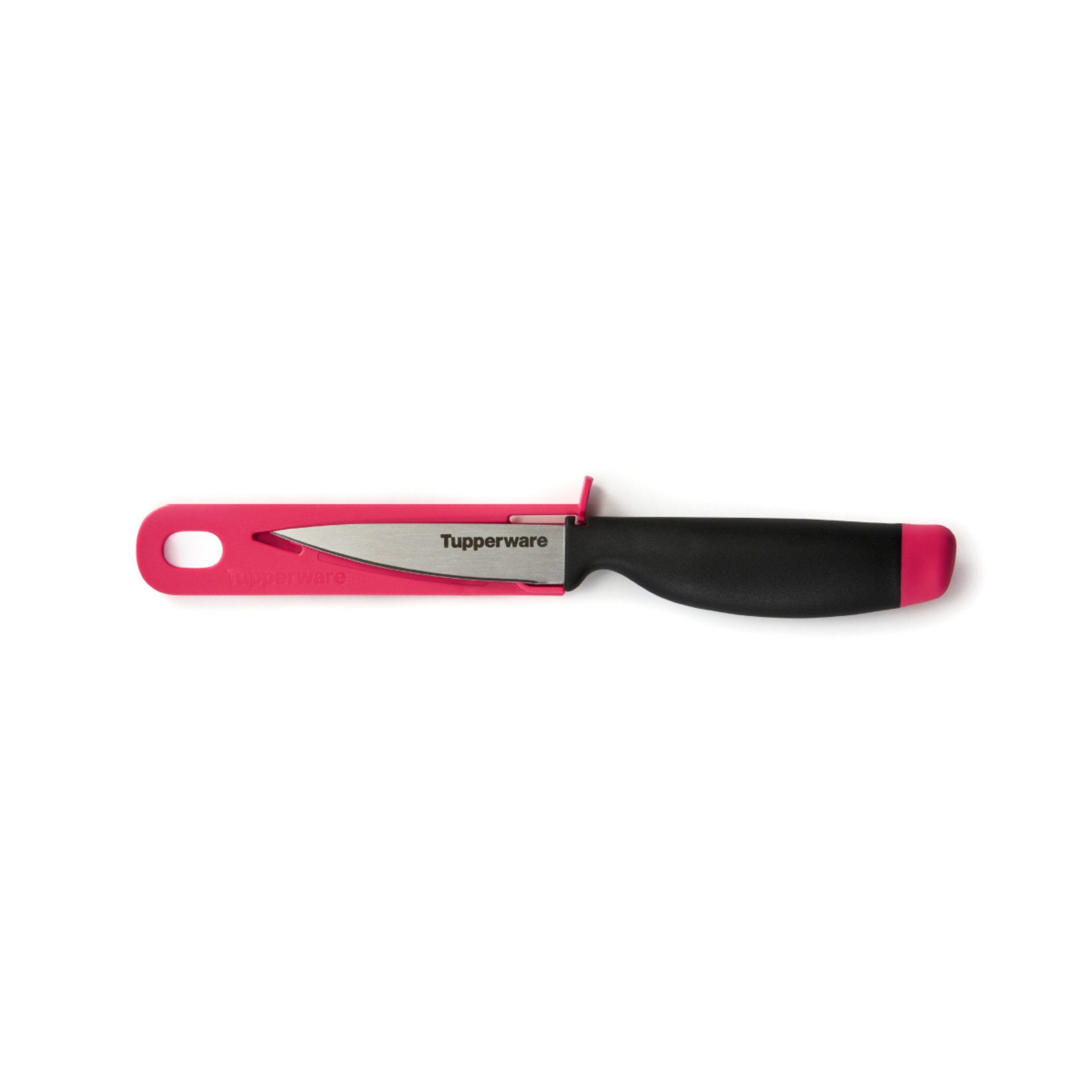 TUPPERWARE Gemüsemesser Tupperware Gemüsemesser A-Serie Messer pink Messerlänge 18,6 cm