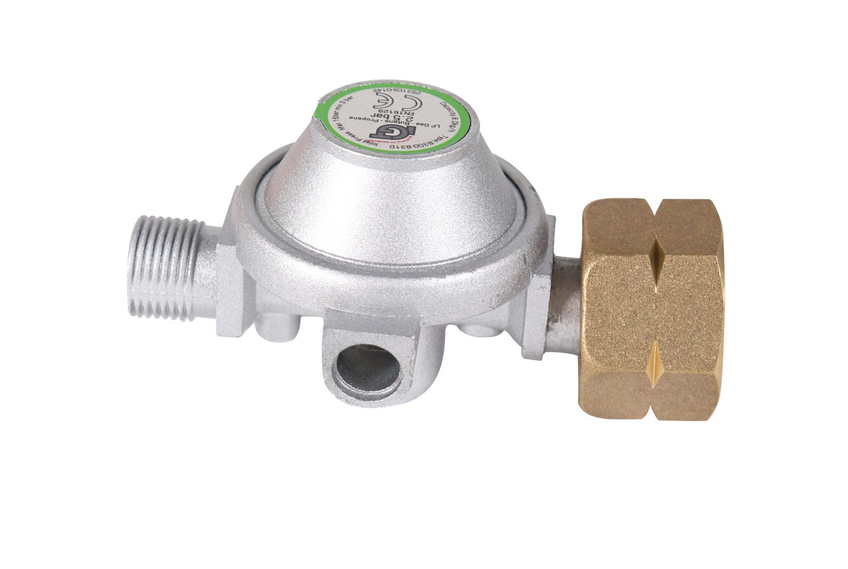 GARDINGER Gewindeadapter Schlauchset US II 5 m Schnellkupplung Regler für Propanflasche 5/11 kg