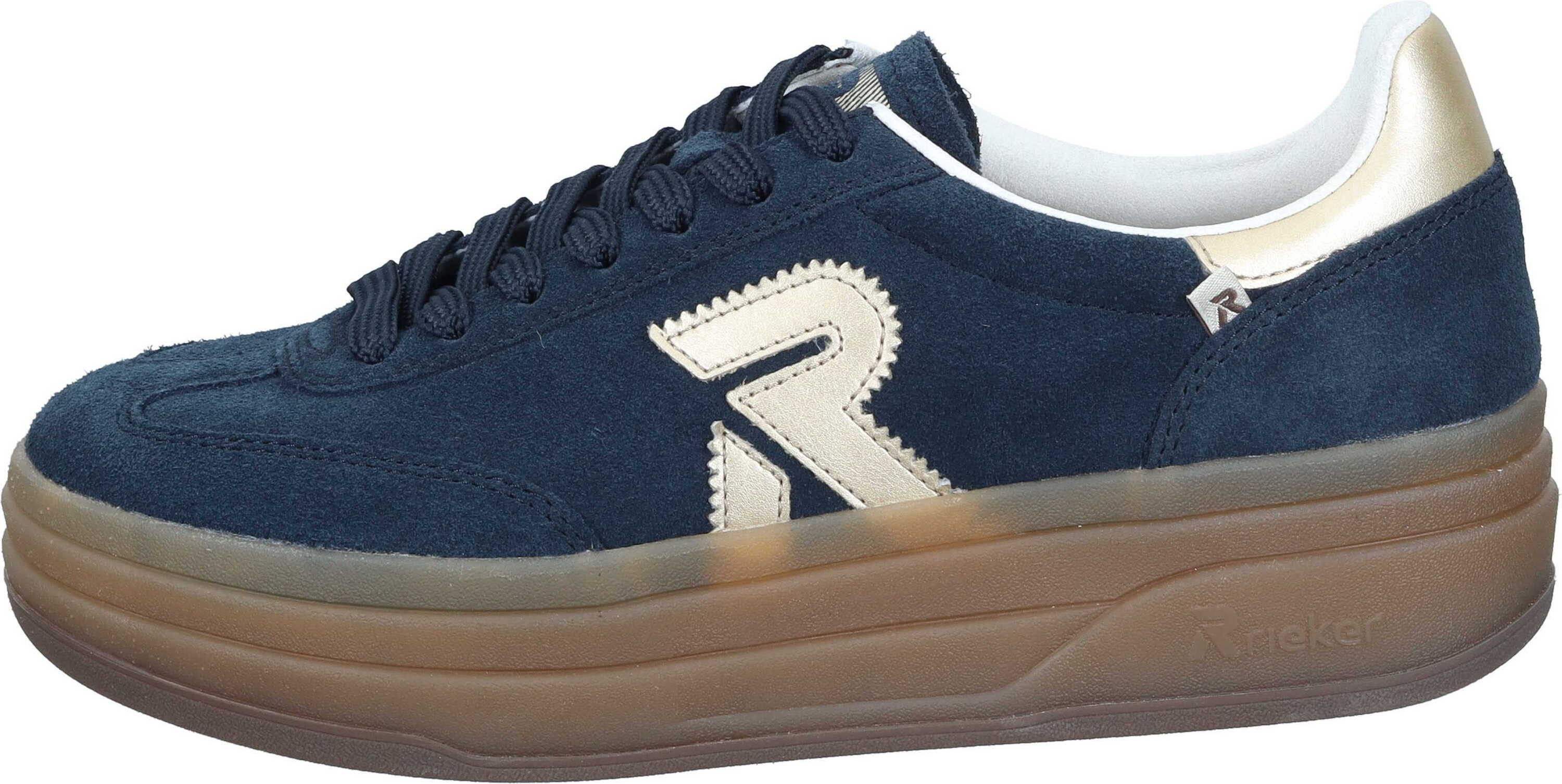 Rieker Schnürer Sneaker aus echtem Leder günstig online kaufen