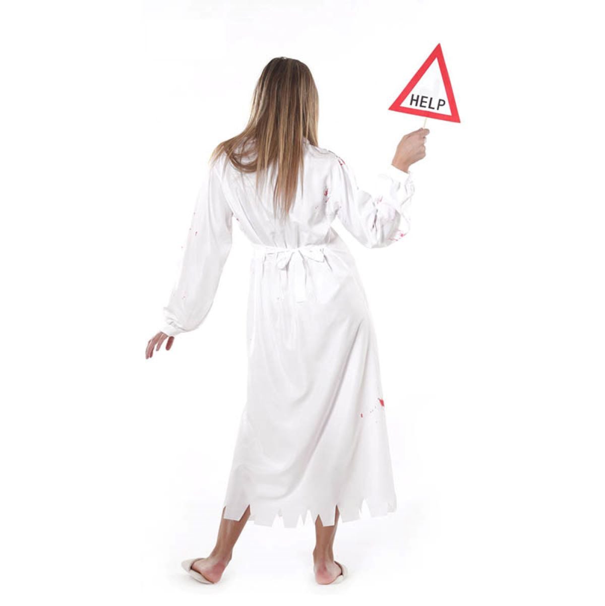 Fiestas Guirca Hexen-Kostüm Kostüm Lady Zombi Unfall (Kleid, Schild) Gr.38/40