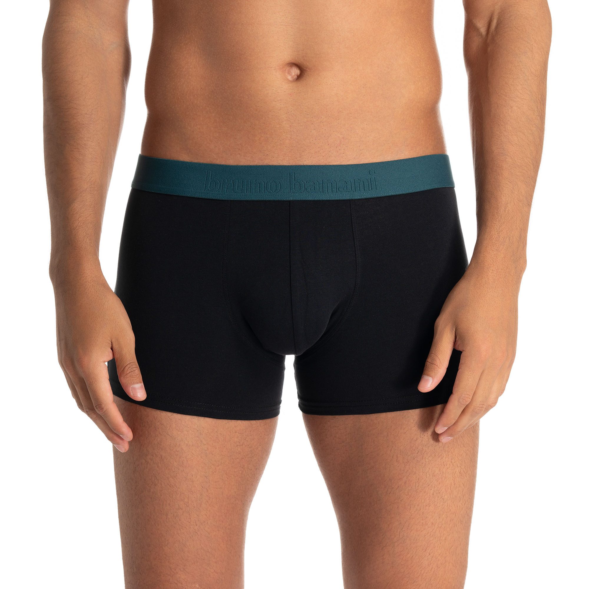 Bruno Banani Boxer Flowing (2er Pack) mit kontrastreichem Logobund günstig online kaufen