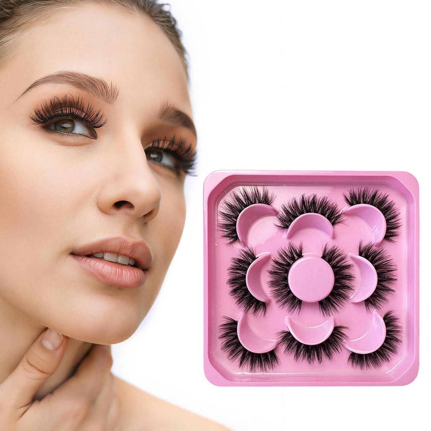 LuxusKollektion Bandwimpern Falsche Wimpern Katzenauge 15MM