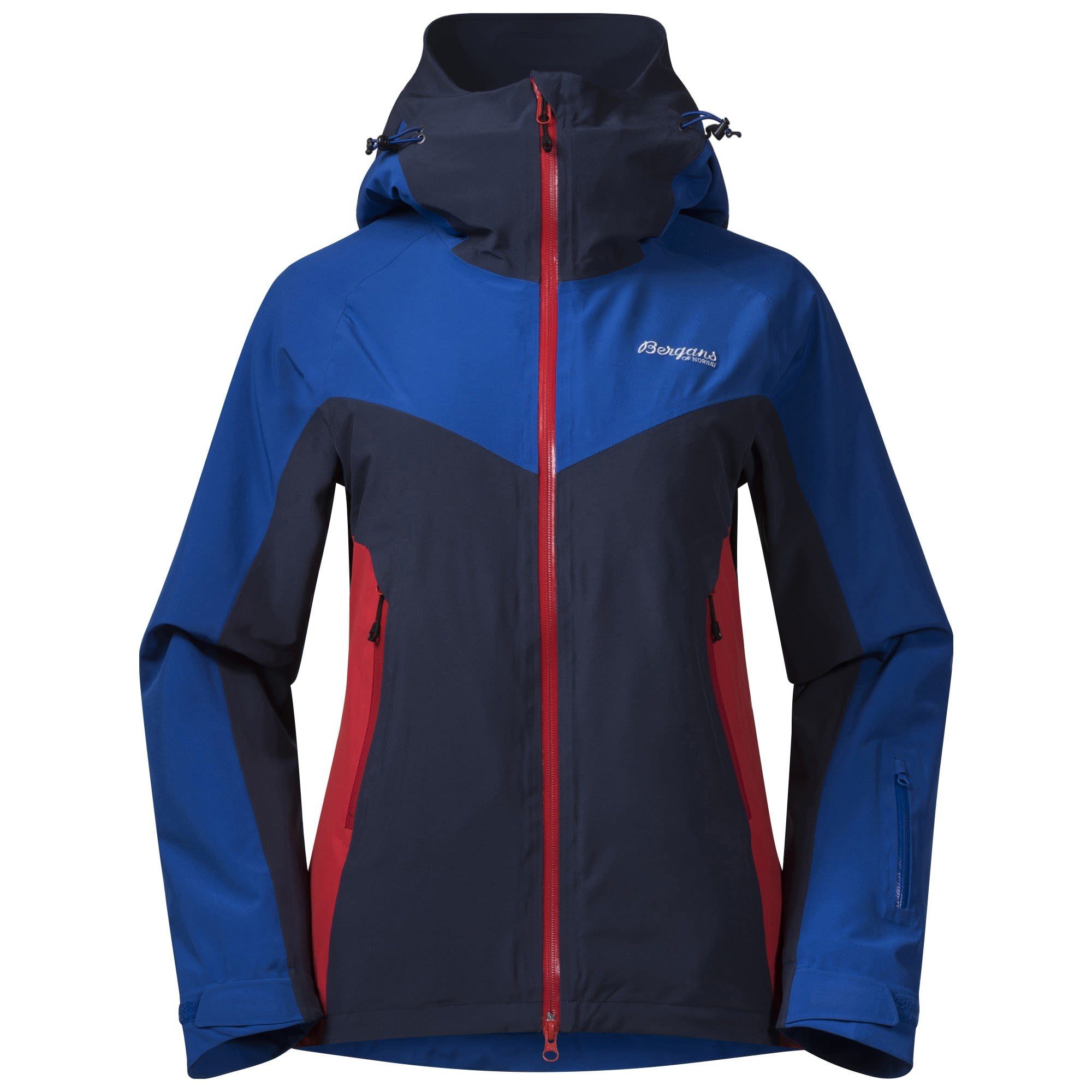 Bergans Winterjacke Bergans Oppdal Insulated W Jacket Damen Ski- & Dark Royal Blue - Navy - Fire Red | Jacken