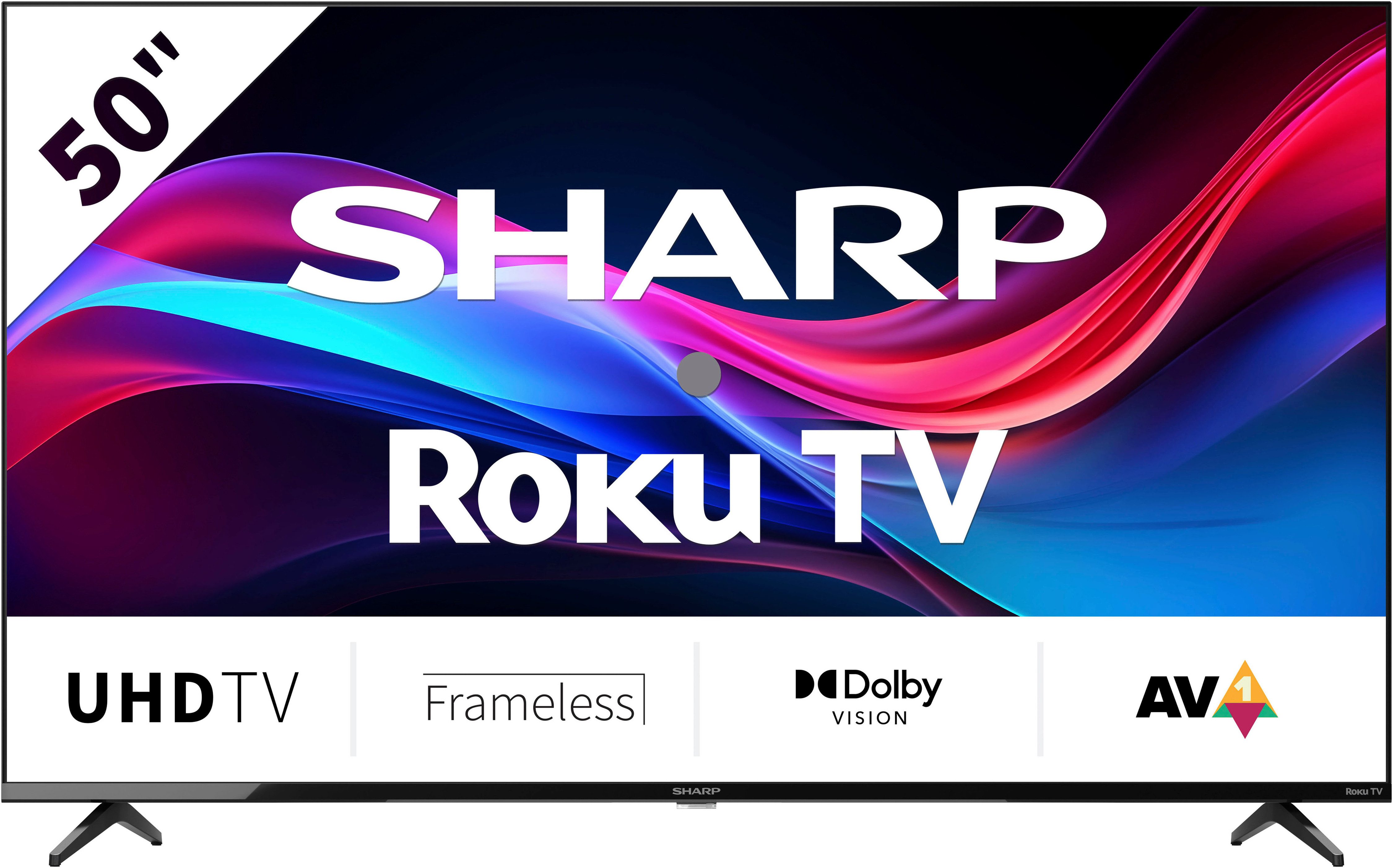 Sharp 4T-C50GJx LED-Fernseher (126 cm/50 Zoll, 4K Ultra HD, Smart-TV)