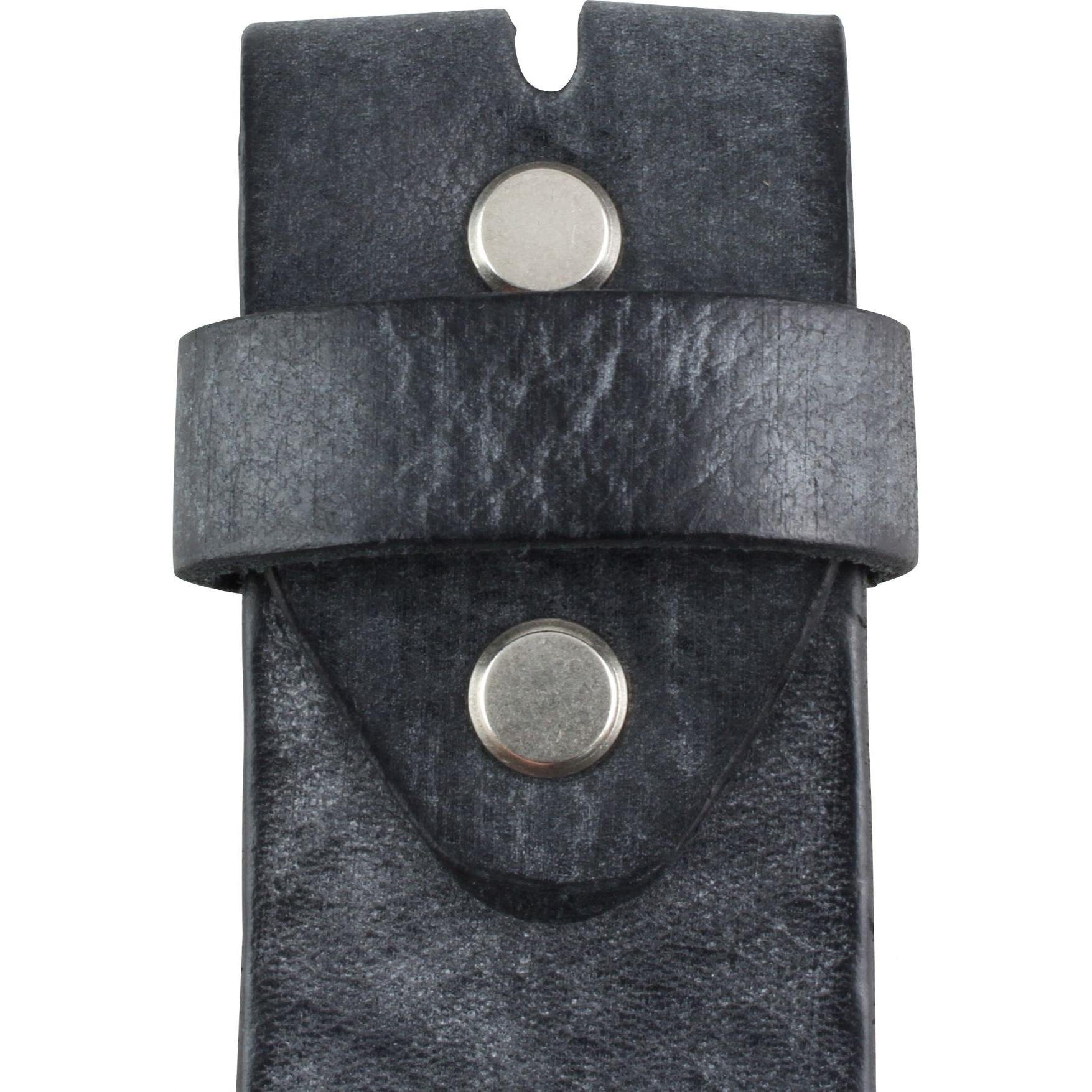 BELTINGER Vollrindleder 4 Used-Look Gürtel Ledergürtel weichem aus Jeans- ohne Khaki cm - Schnalle