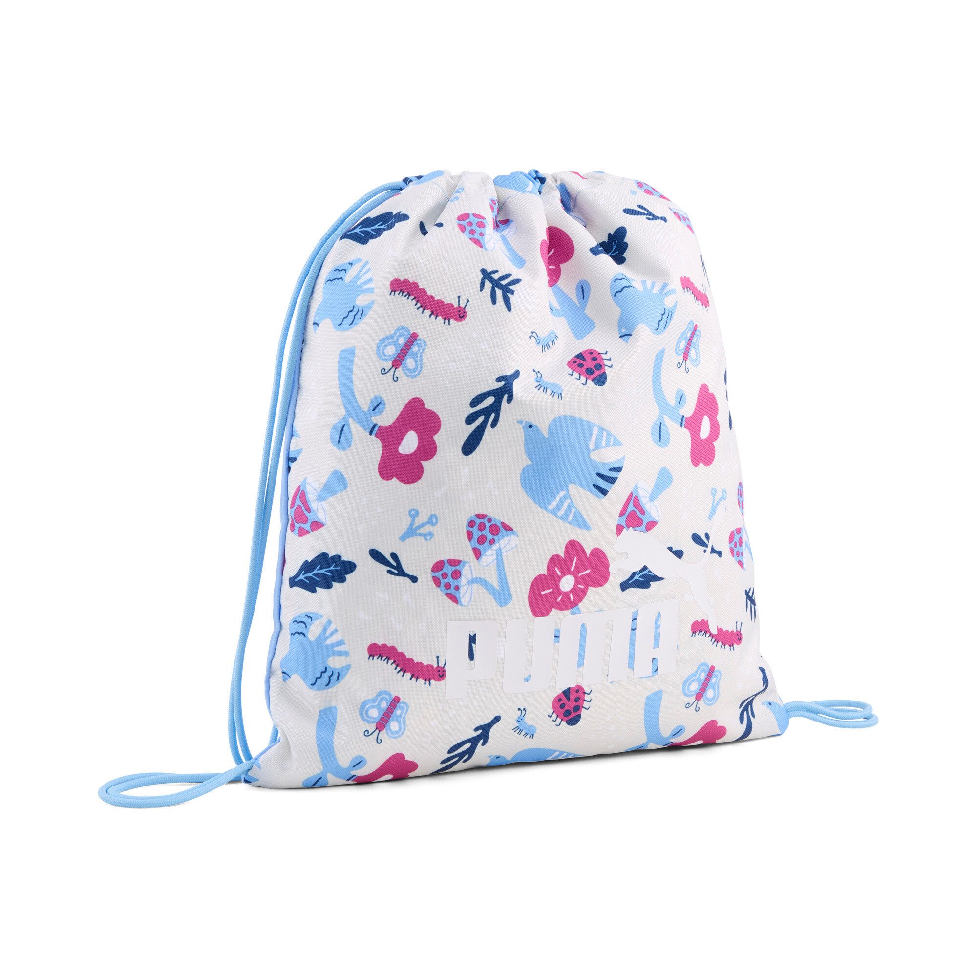 PUMA Turnbeutel PHASE AOP SMALL GYM SACK, Gymbeutel, mit Kordelzugöffnung, mit Futter mit Branding