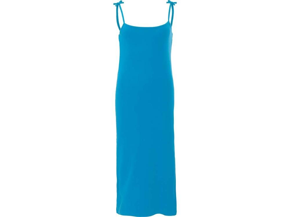 trueStory Jerseykleid trueStory Bio-Damen-Midi-Kleid 'FRAYA' mit Bindetr