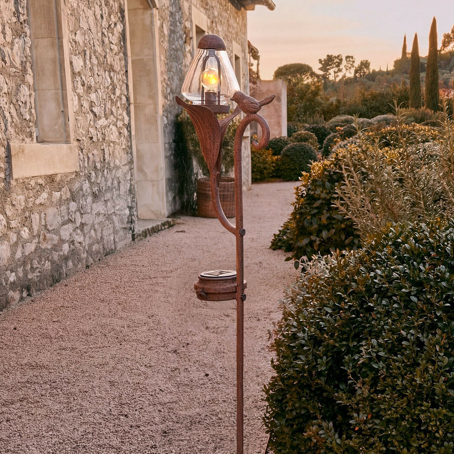 Mirabeau LED Laterne Solar-Laterne Brisanne antikbraun