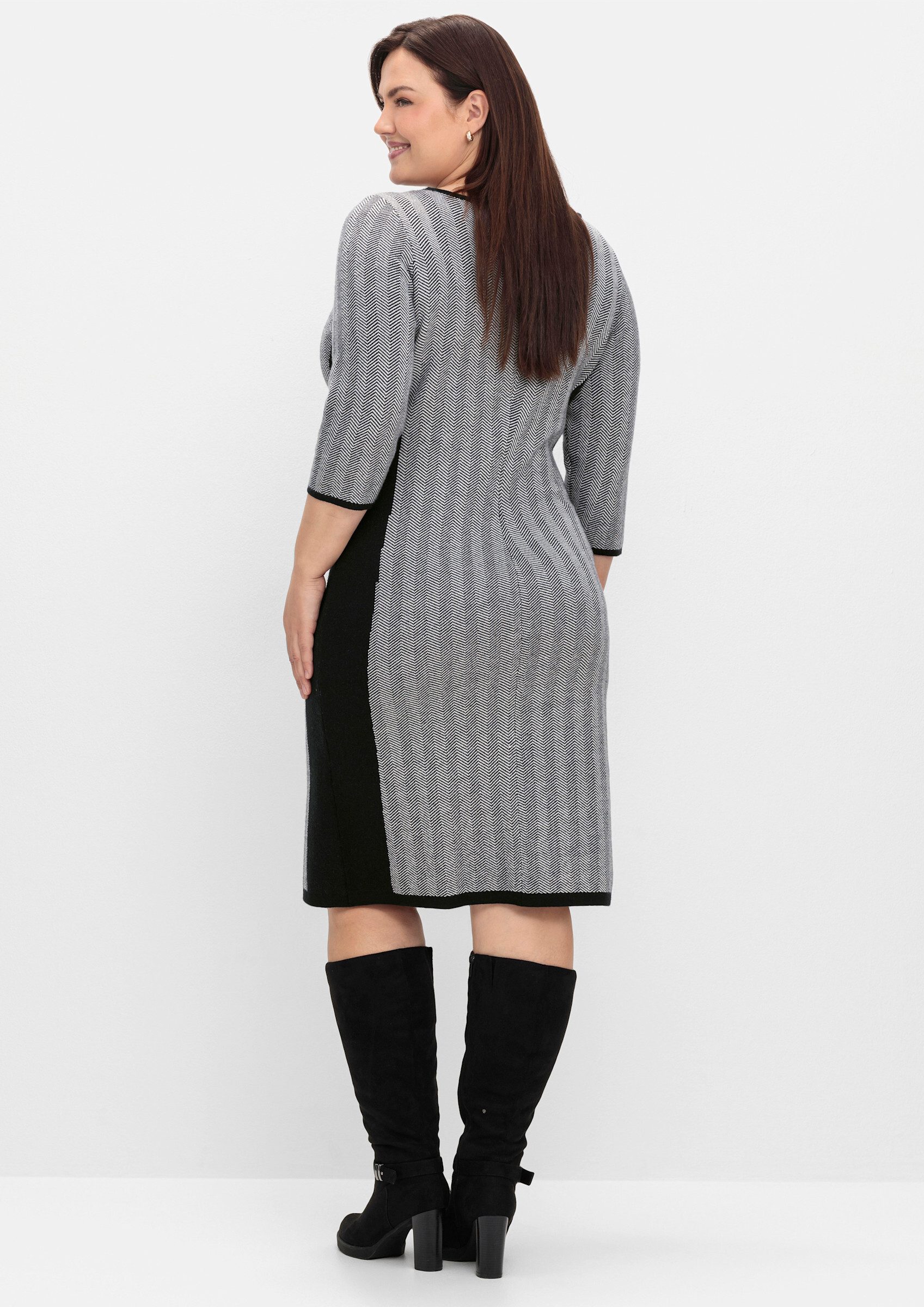 Sheego Strickkleid Strickkleid günstig online kaufen