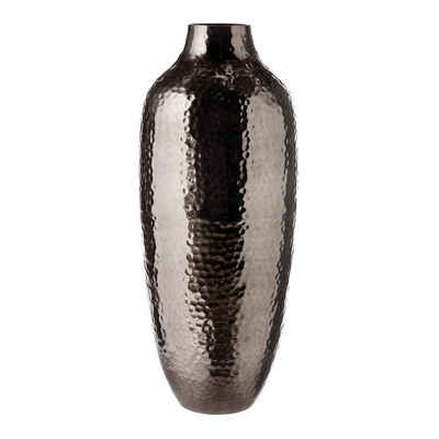 Depot Dekovase »Vase Antik« (Packung, 1 Stück Vase), aus Aluminium, Ø 20 Zentimeter, H 52 Zentimeter