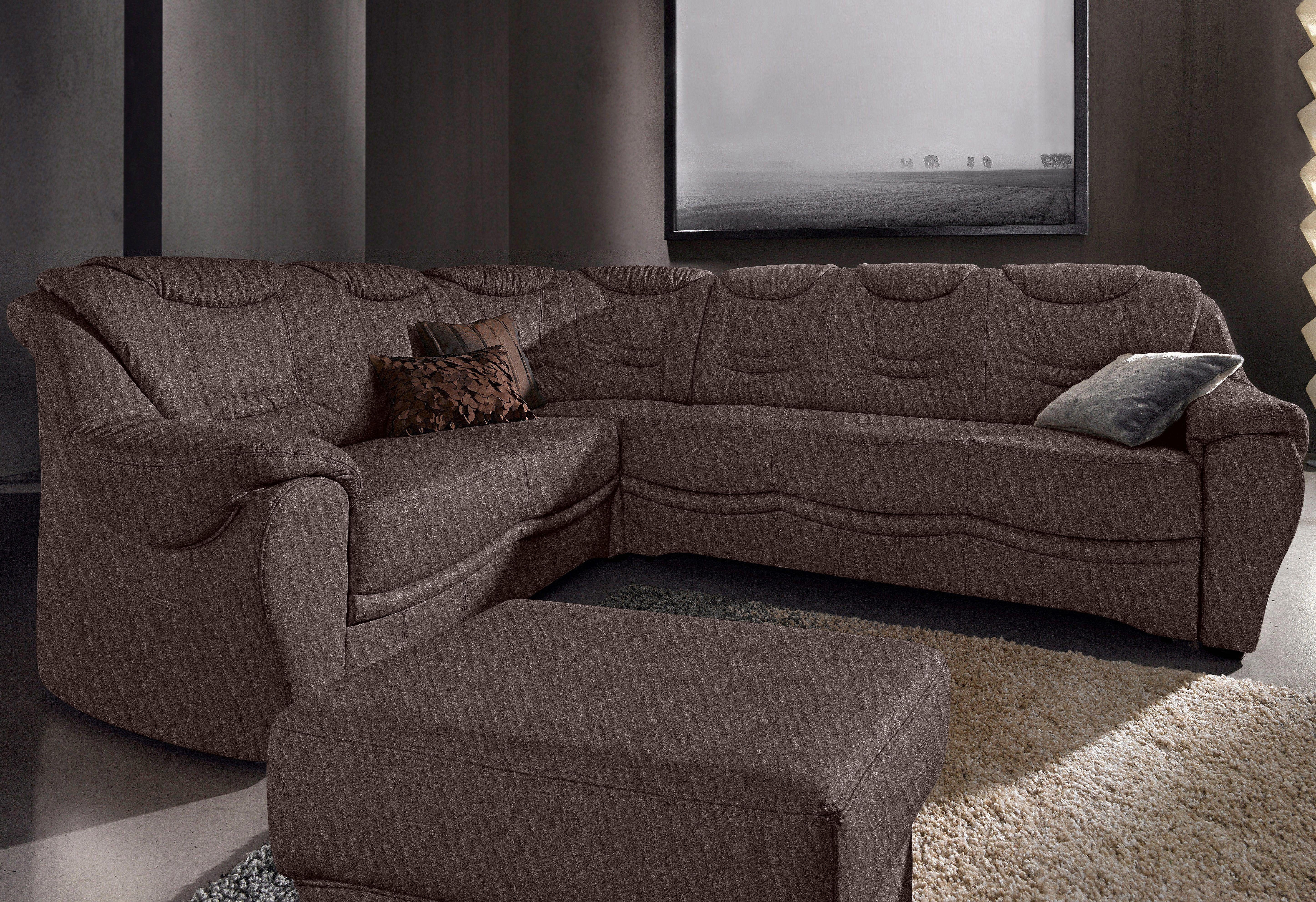 sit&more Ecksofa "Bansin L-Form", wahlweise mit Bettfunktion günstig online kaufen