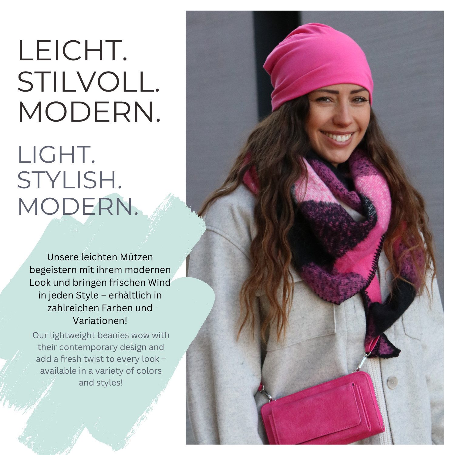 styleBREAKER Beanie Uni Slouch Beanie Mütze (1-St)