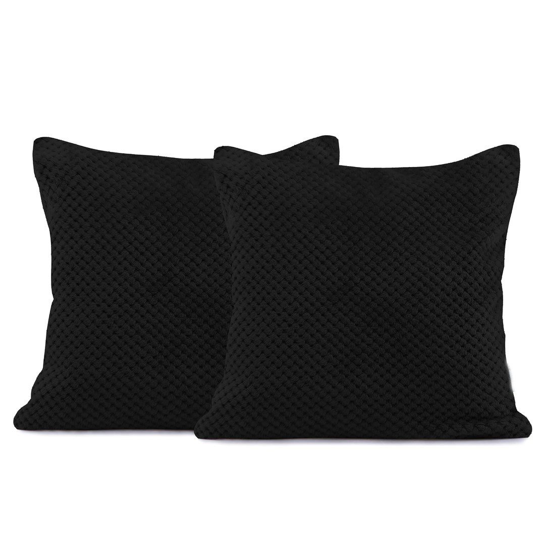 texpot Kissenhülle Fleece kuschelig weich zarte Prägung, (2 Stück) günstig online kaufen