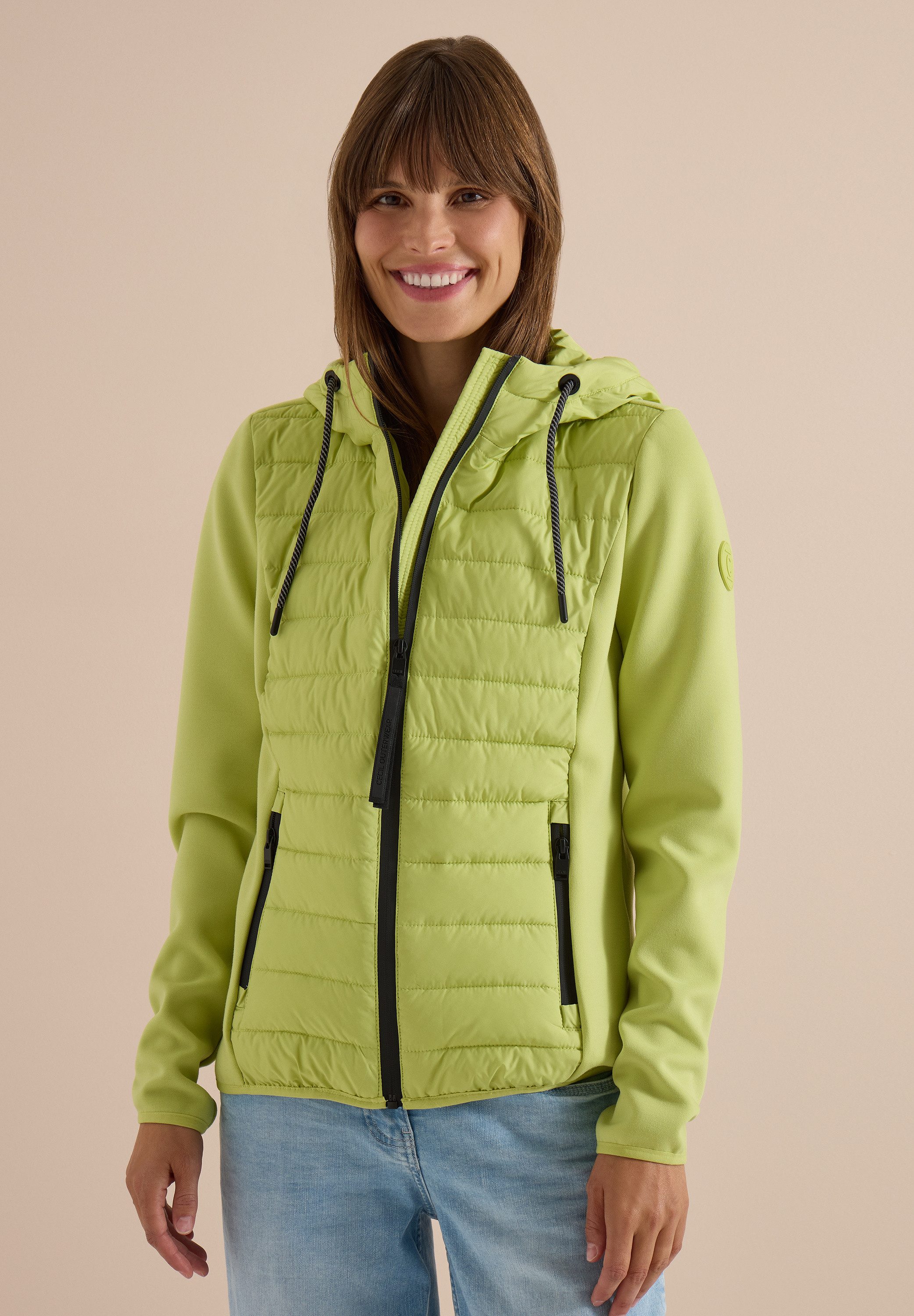 CECIL Outdoorjacke mit Kapuze mit Tunnelzugband