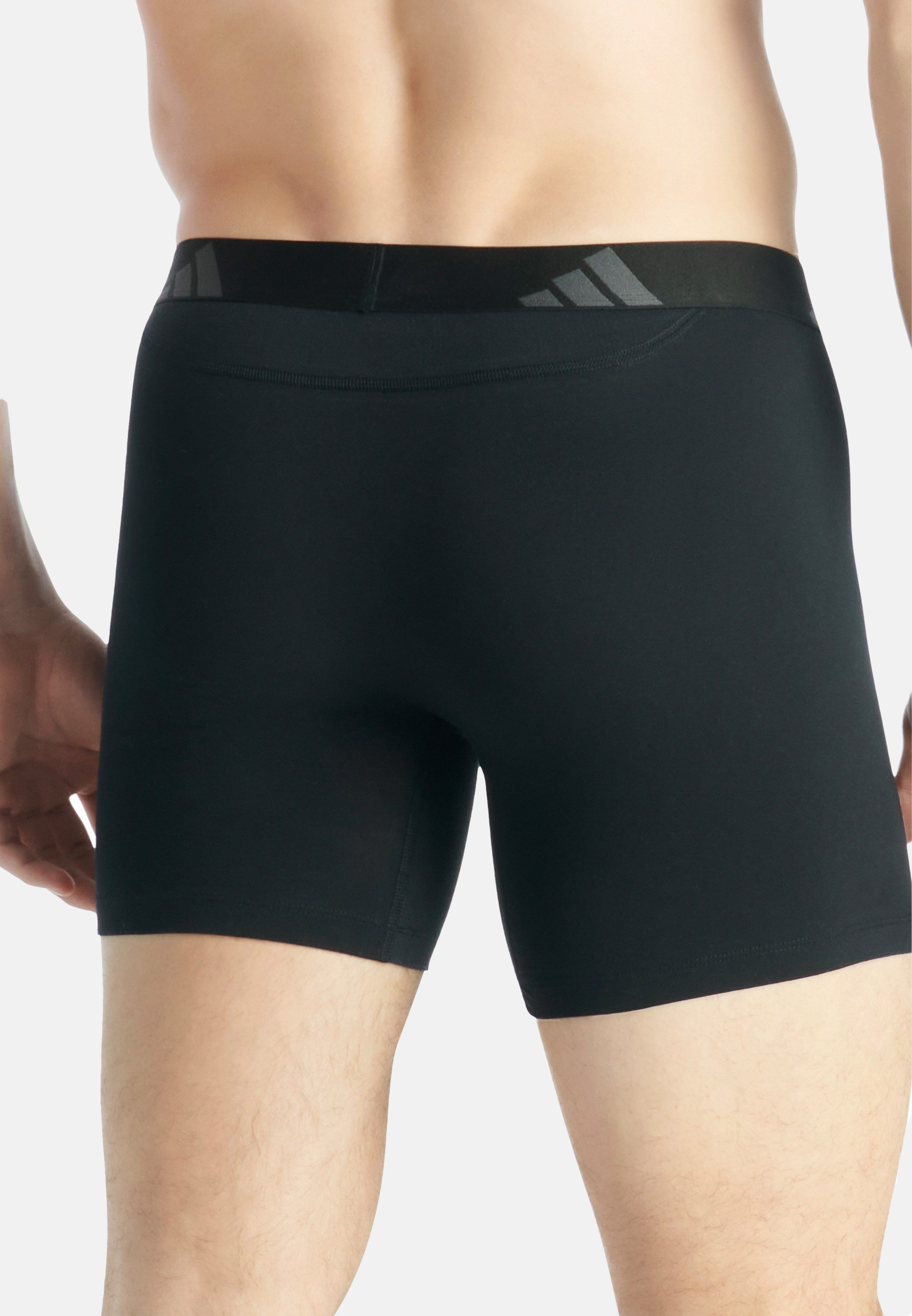 adidas Sportswear Retro Boxer 6er Pack Active Flex Cotton Ergonomic (Spar-Set, 6-St) Long Short / Pant - Baumwolle - ohne Eingriff - Atmungsaktiv