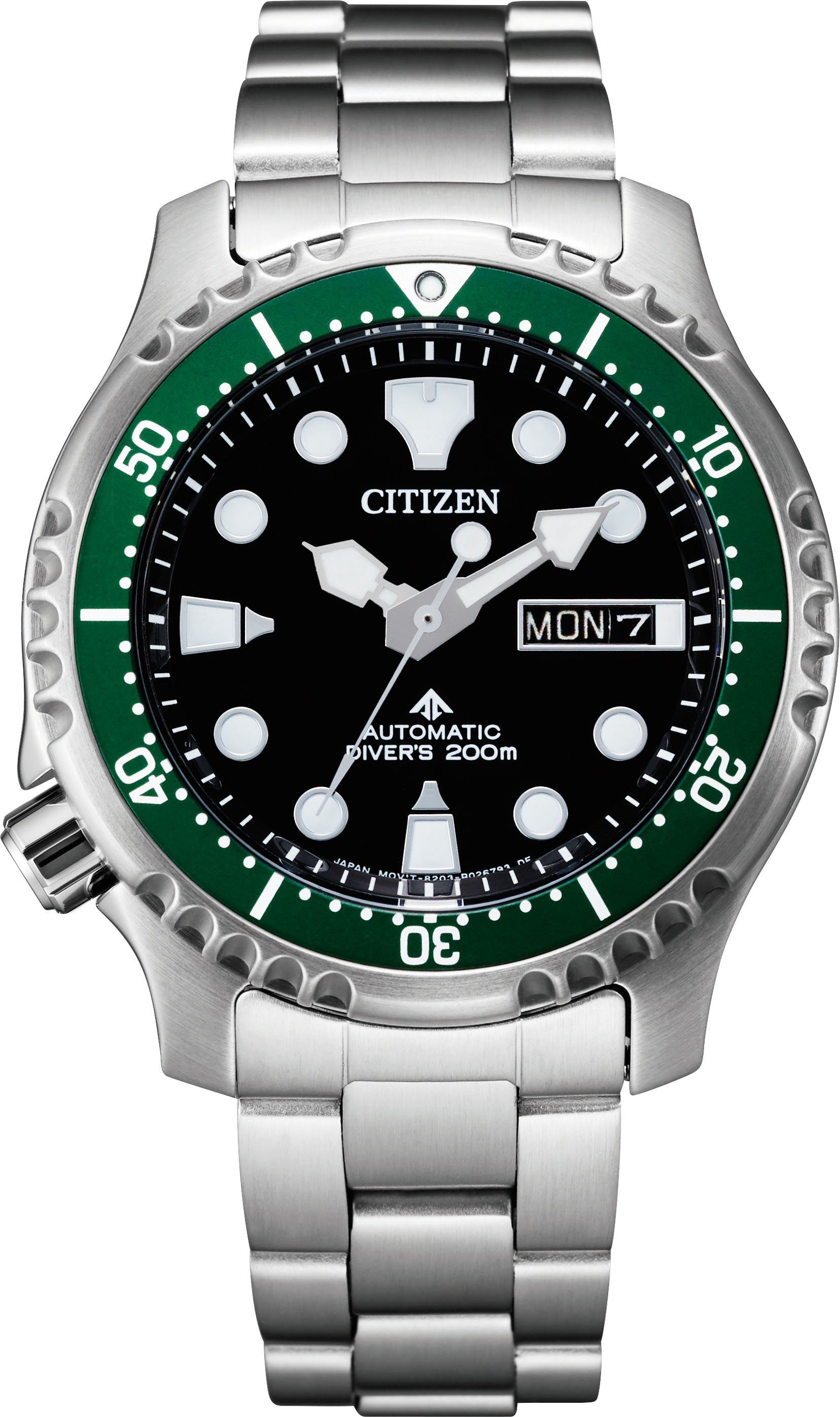 Citizen Automatikuhr Promaster Mechanical Diver NY0084-89EC, Armbanduhr, Herrenuhr, Damenuhr, Taucheruhr, bis 20 bar wasserdicht