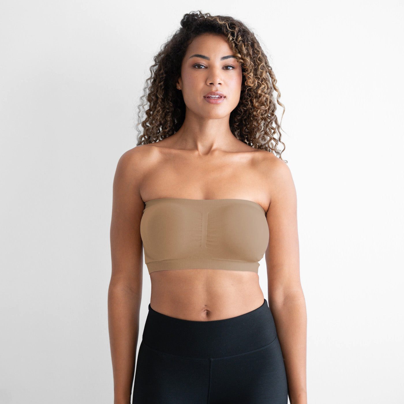 Creamy Fabrics Soft-BH Bandeau-BH-Beige-XL (1-tlg)