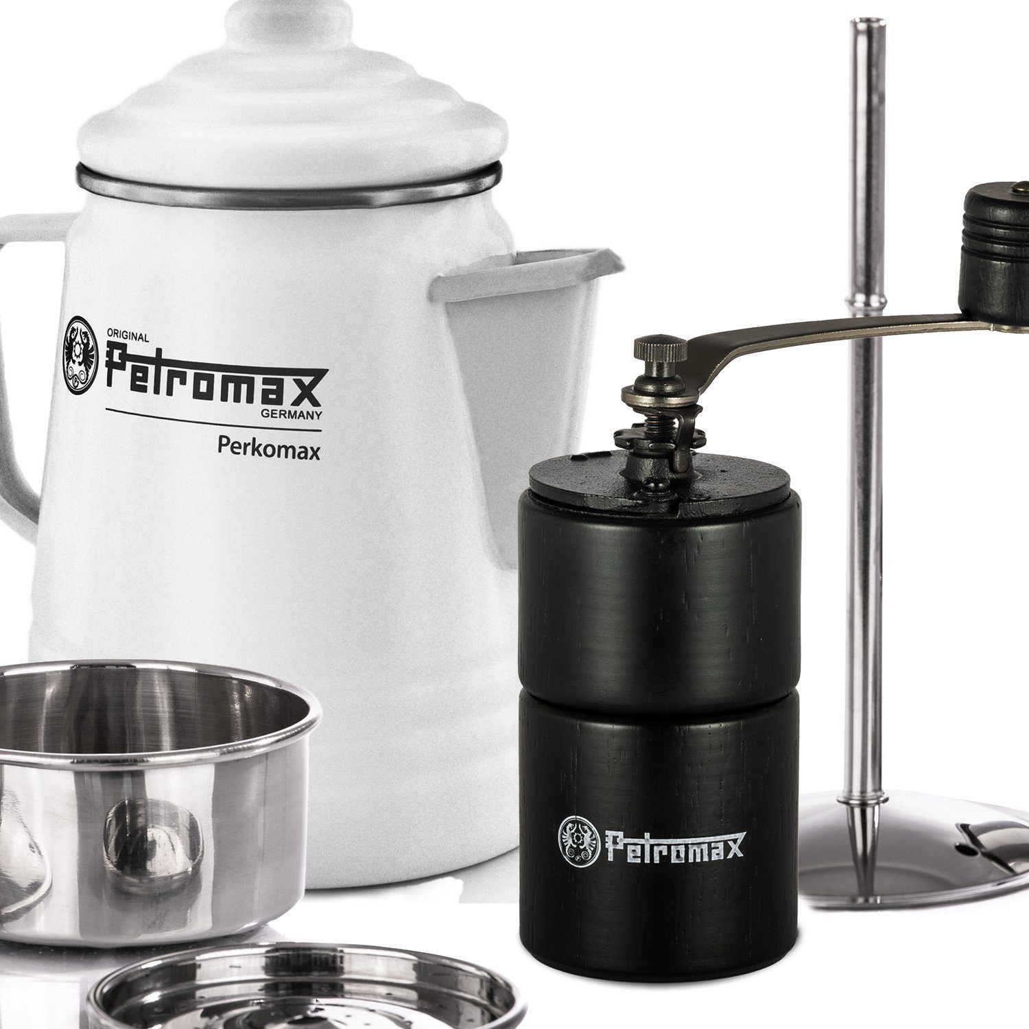 Petromax Perkolator, Edelstahlfilter, Permanentfilter, Kaffeekanne 1,3 L = 9 Tassen
