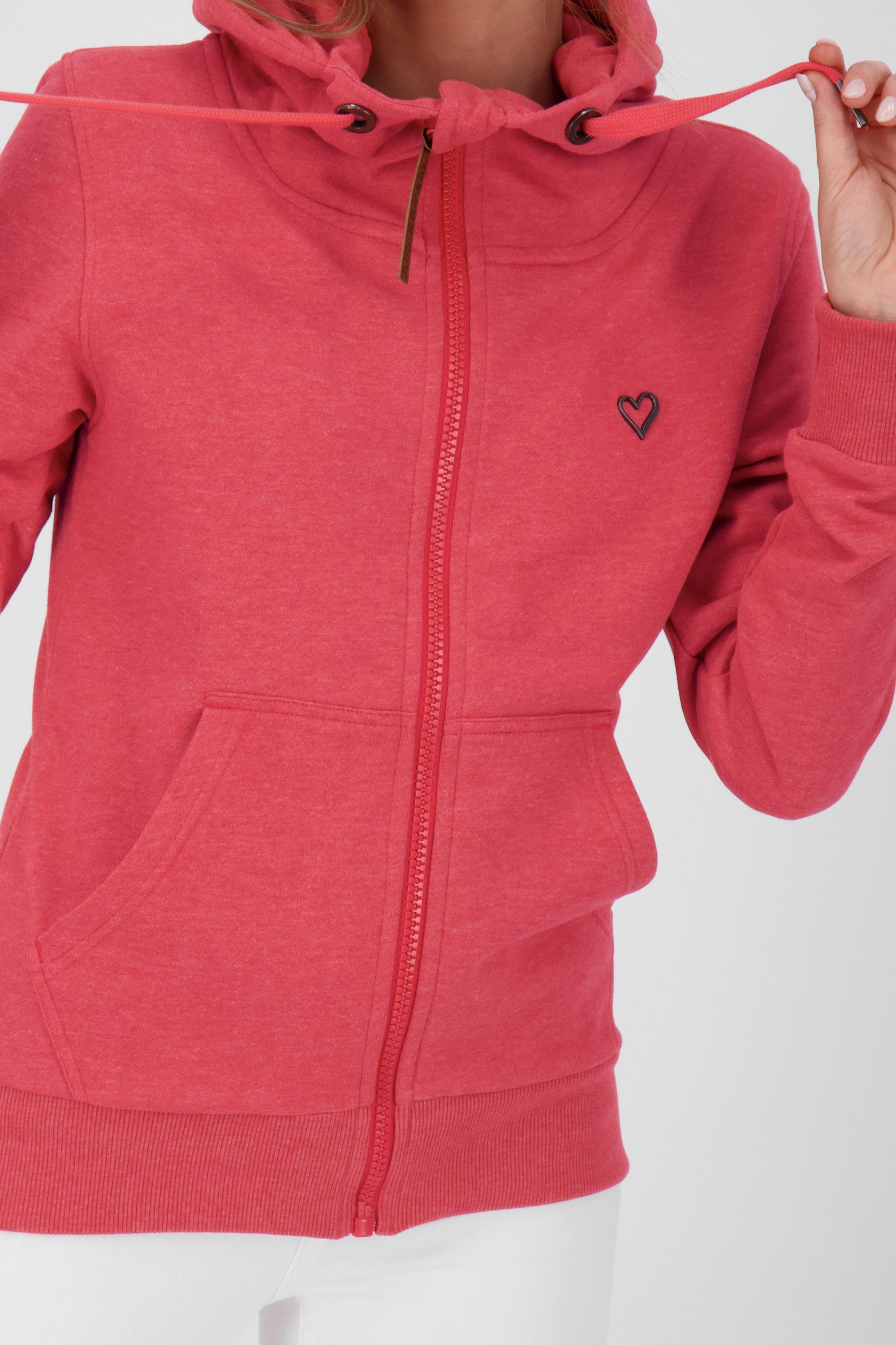 Sweatjacket Alife Sweatjacke Kapuzensweatjacke Damen YasminAK Kapuzensweatjacke, Kickin & A fuchsia