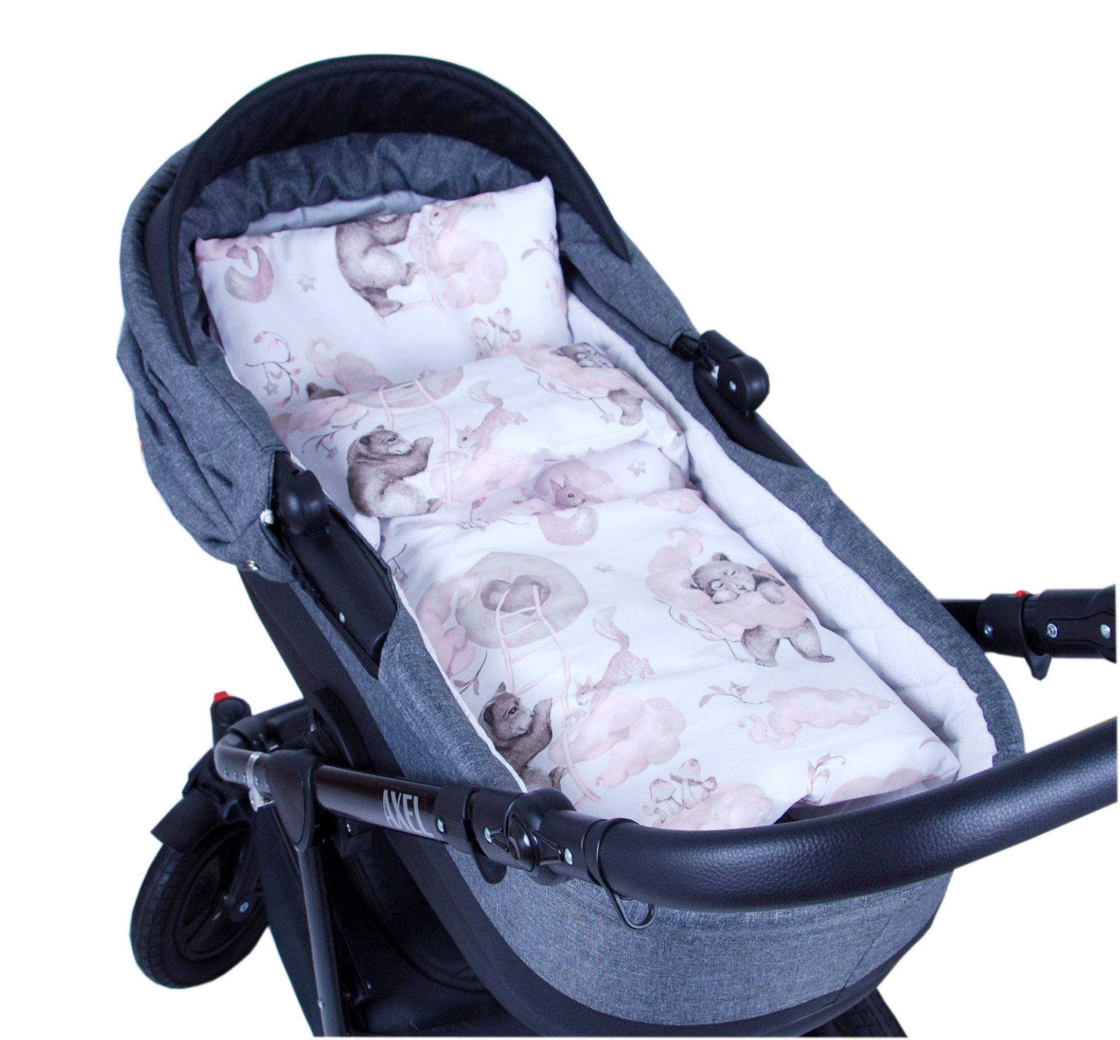 Babybettbezug BABYLUX 2tlg.Set BEZUG Kinderwagen Bettbezug Bettwäsche Wiege 60x78 cm