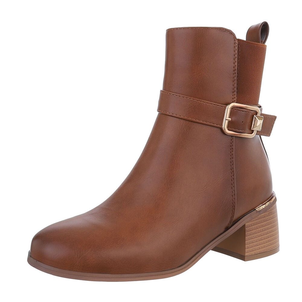 Ital-Design Damen Elegant Stiefelette (87214617) Blockabsatz günstig online kaufen