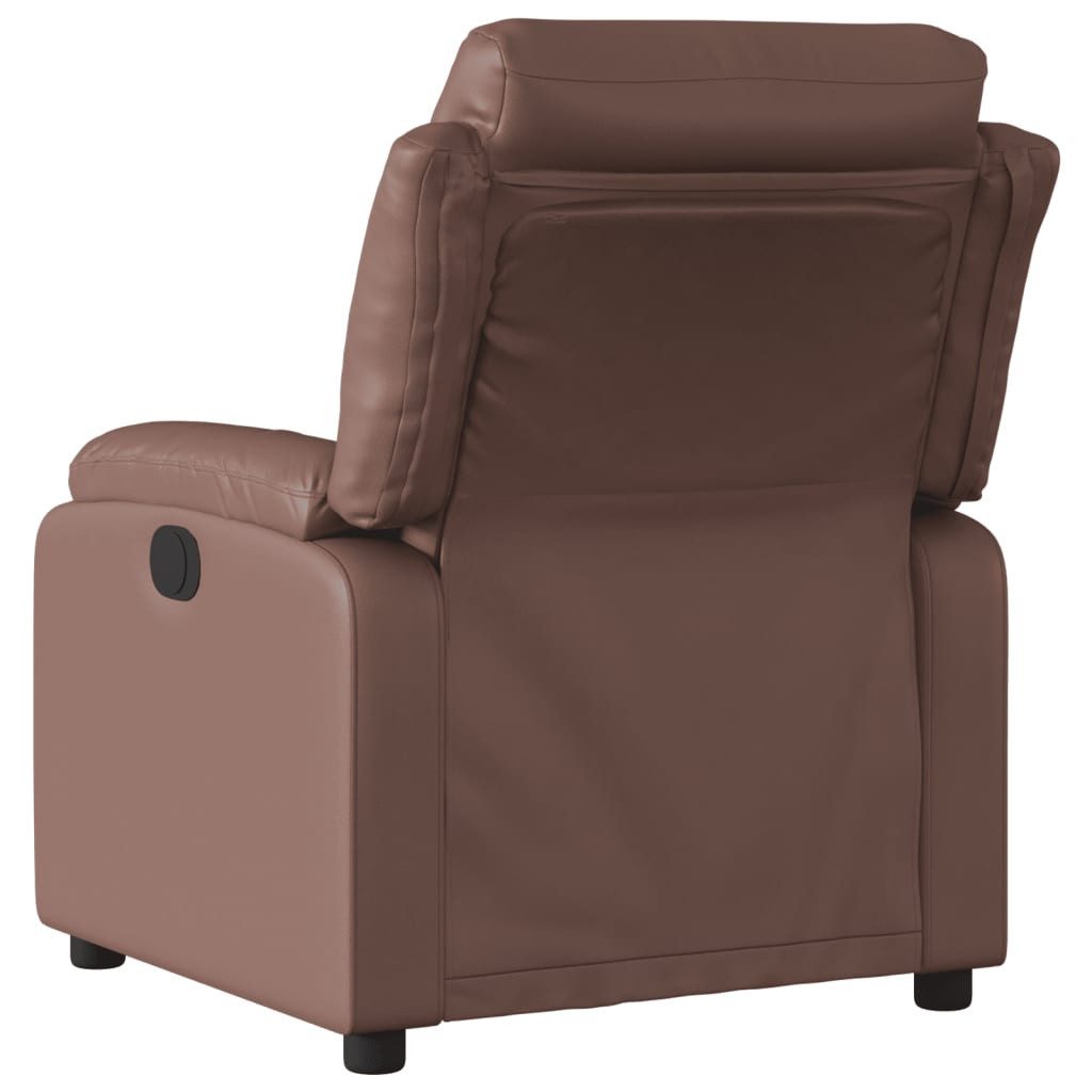 vidaXL Sessel Relaxsessel Braun Kunstleder (1-St)