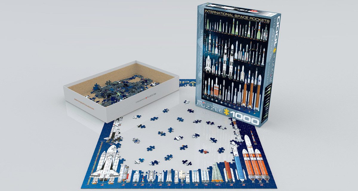 Puzzle 1000 Teile Puzzle - Puzzle - Internationale Raketen Raumfahrt, Puzzleteile