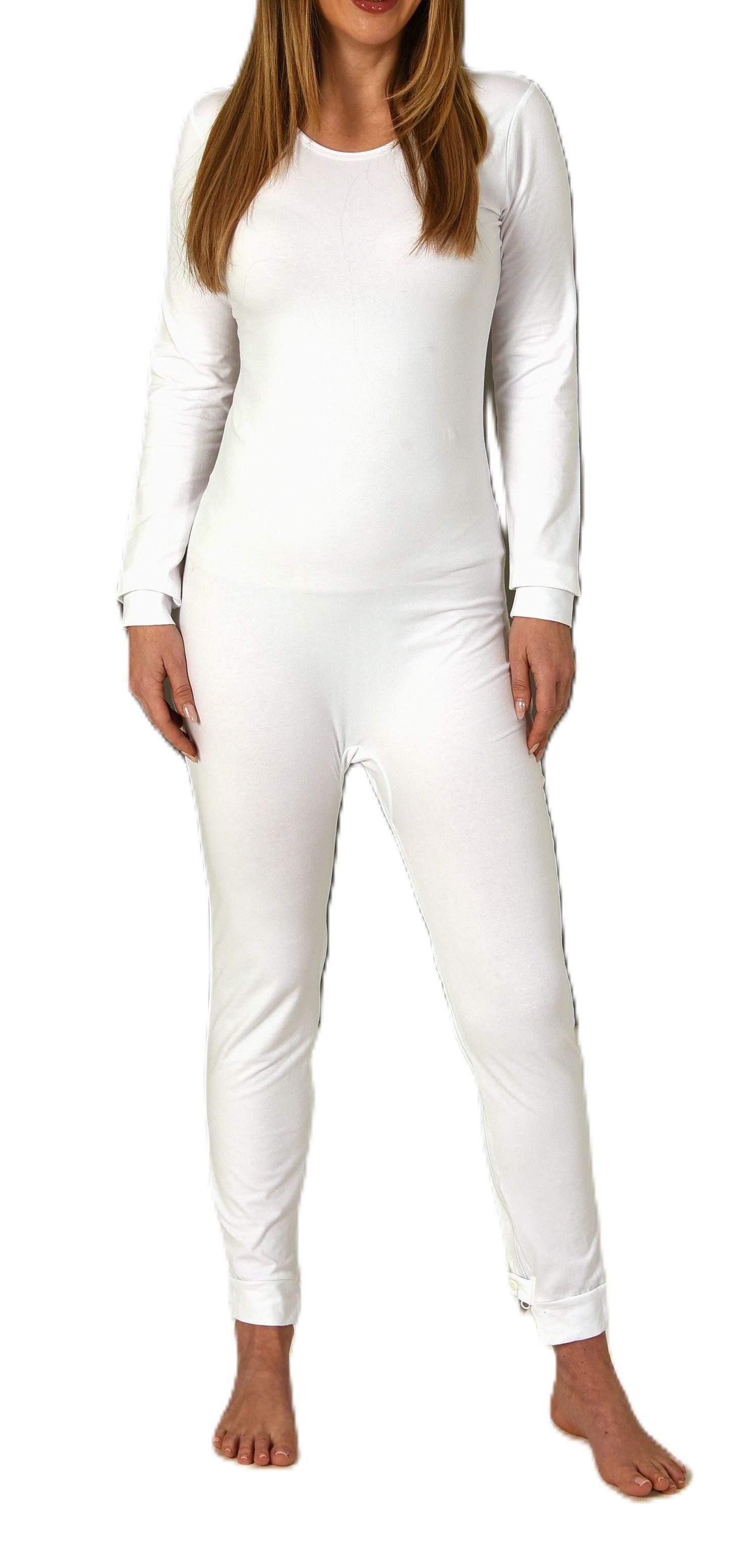 Normann Care Pyjama Pflegebody langarm – UNISEX – Einteiler mit Beinreißver günstig online kaufen