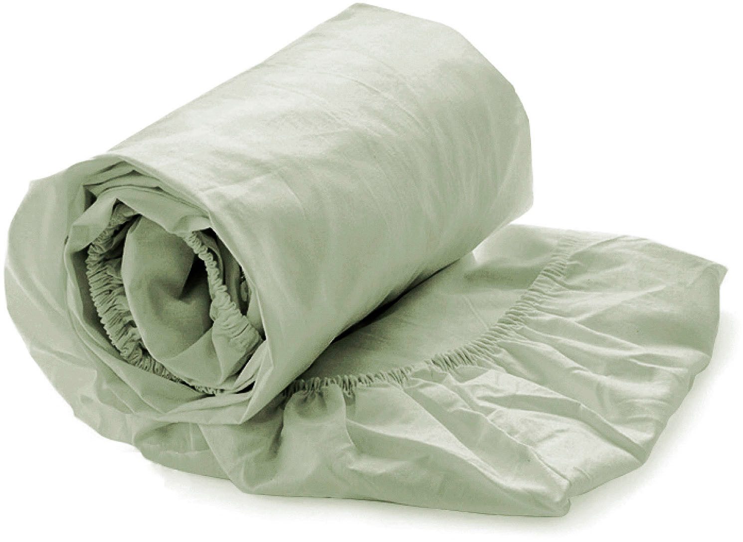 YELLOW Spannbettlaken Percale, Perkal, Gummizug: rundum, günstig online kaufen