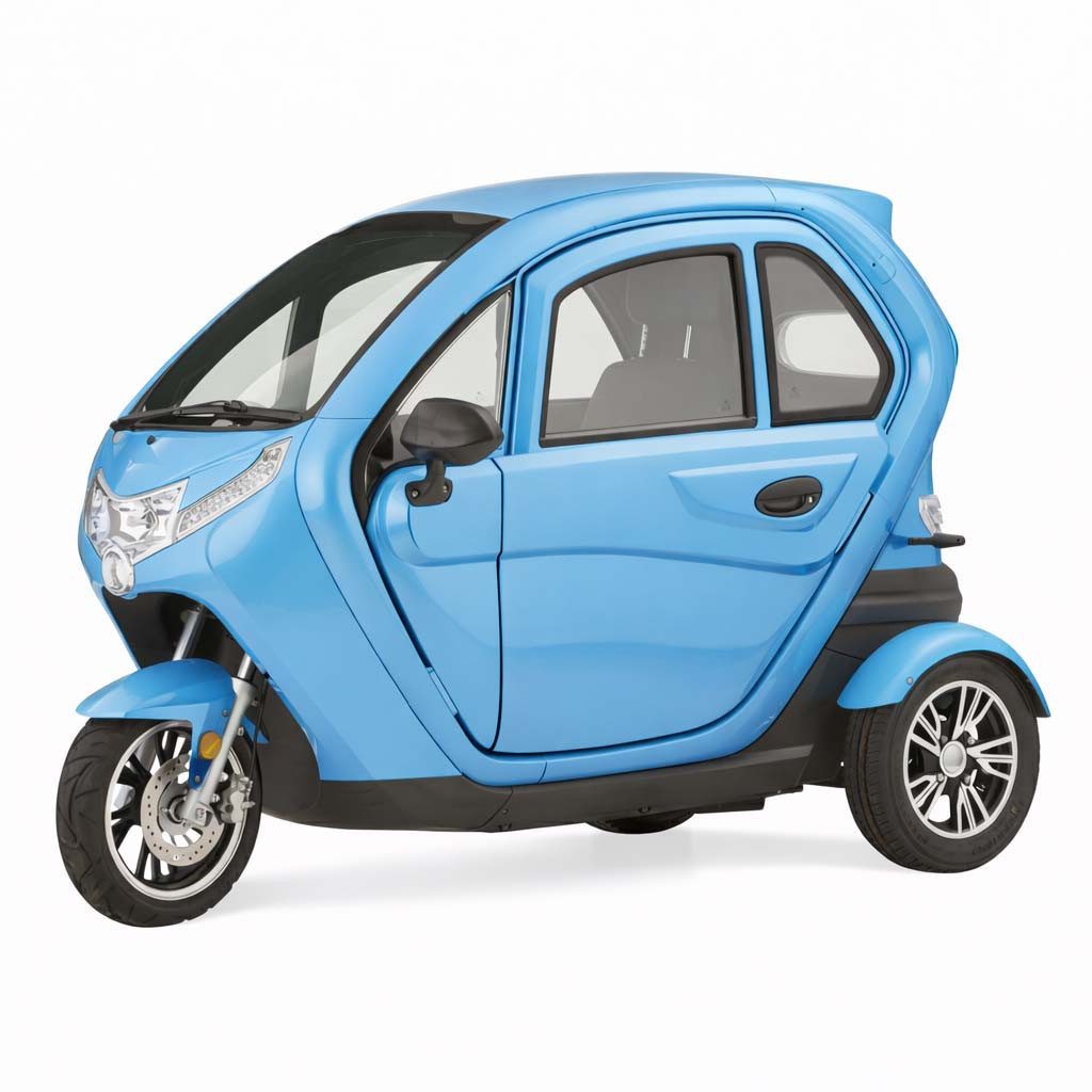 Urban Hopper E-Motorroller Urban Hopper Cabin Dreirad Kabinenroller Seniorenmobil E-Roller 3-Rad, 2200 W, 45 km/h, Reichweite ca. 60km, Blei-Gel Akku, LED Licht, COC
