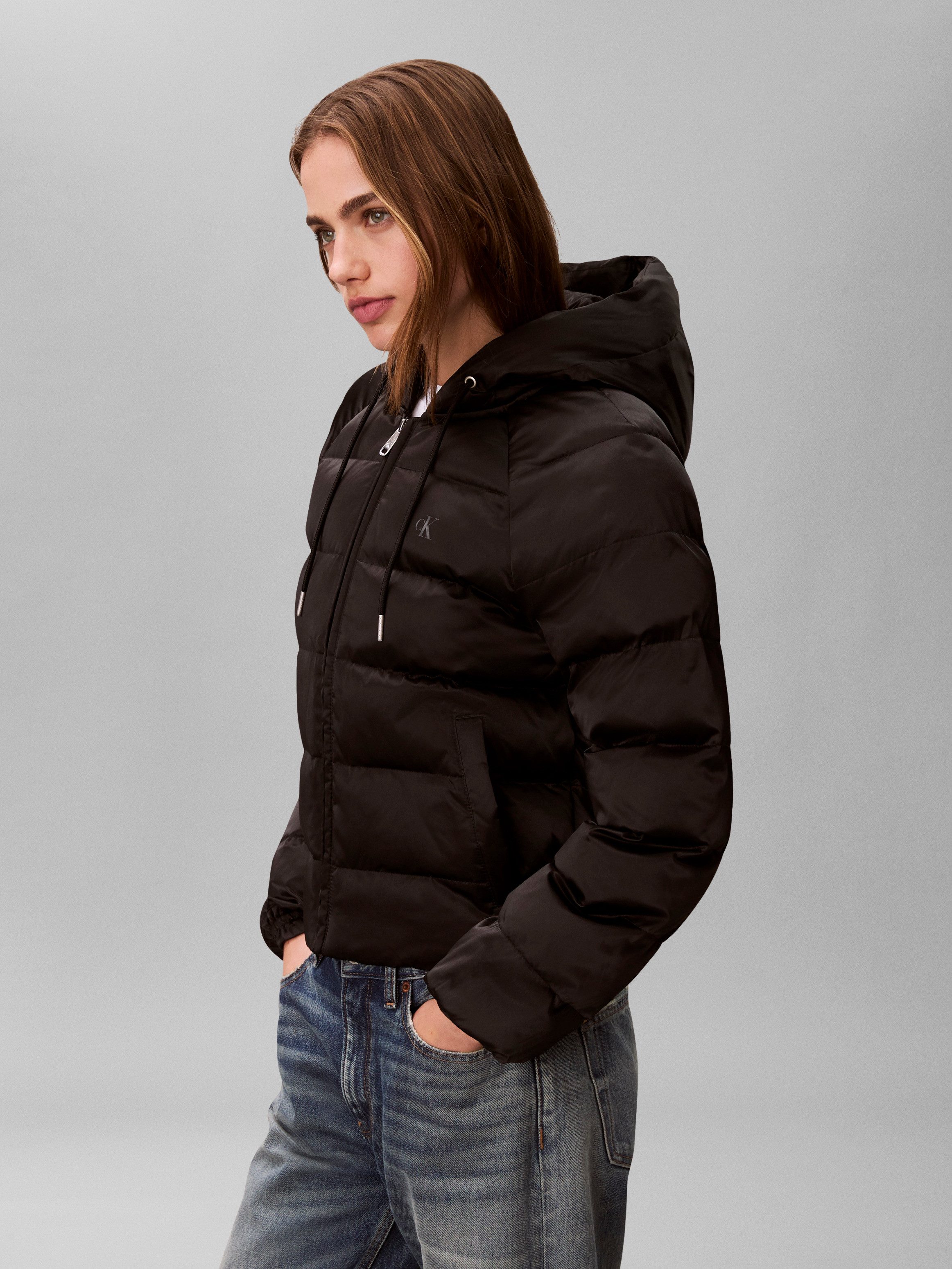 Calvin Klein Jeans Steppjacke Regular fit mit Rundhalsausschnitt