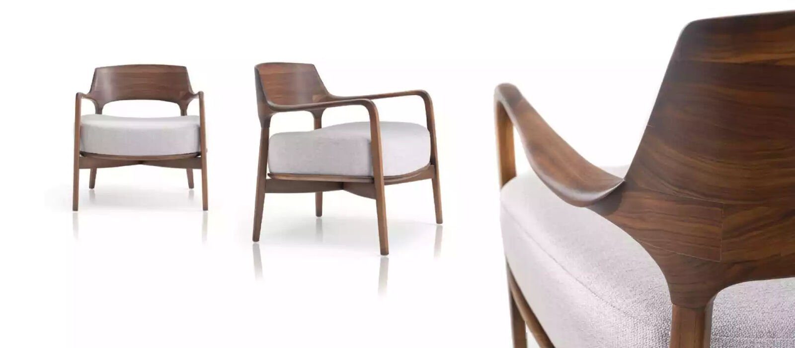 JVmoebel Stuhl Esszimmer Stuhl Wohnzimmer Lehnstuhl Stühle Holz Modern Polster, Made in Italy