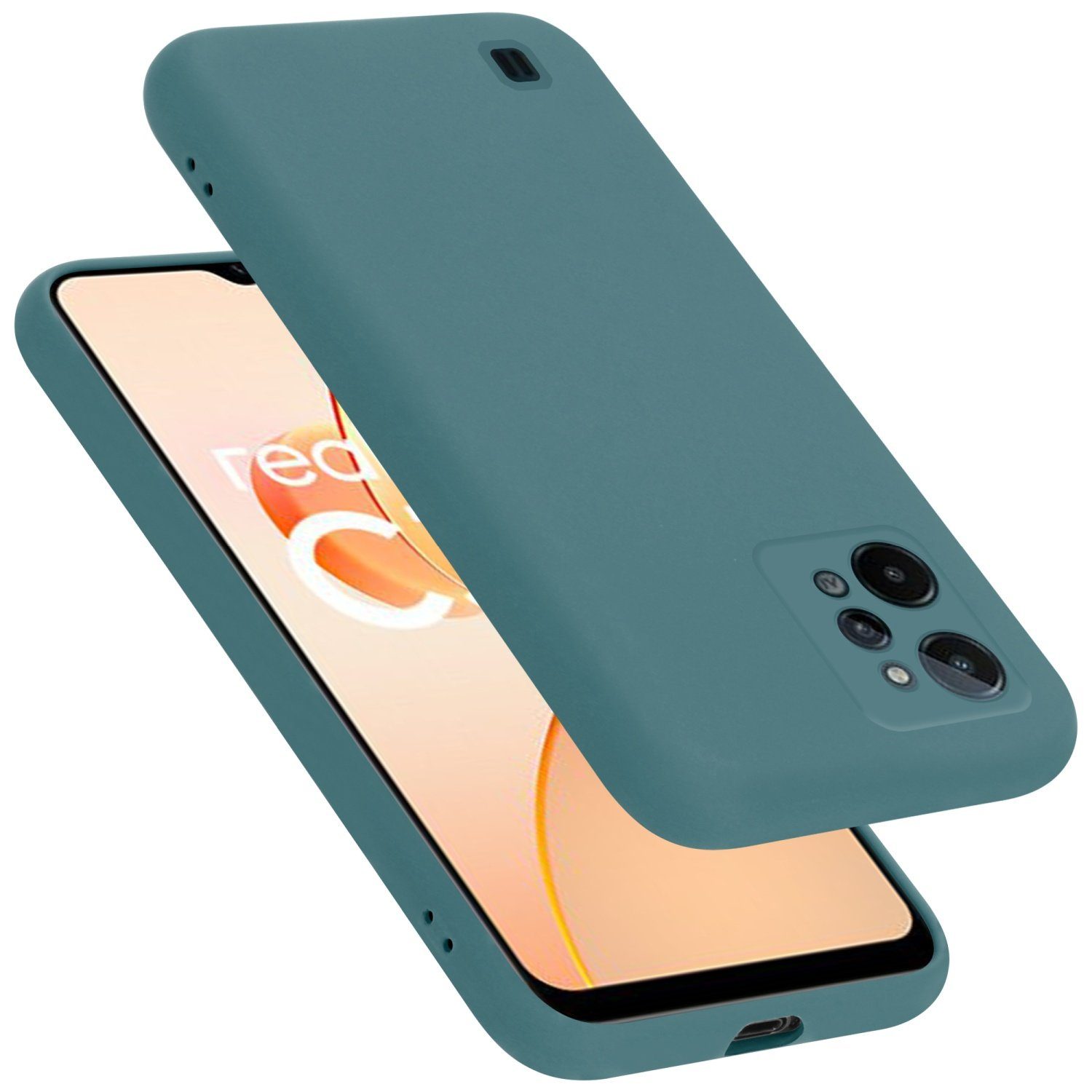 Cadorabo Handyhülle für Realme C31 Hülle Realme C31, Flexible Hülle TPU Silikon Schutzhülle Back Cover Case