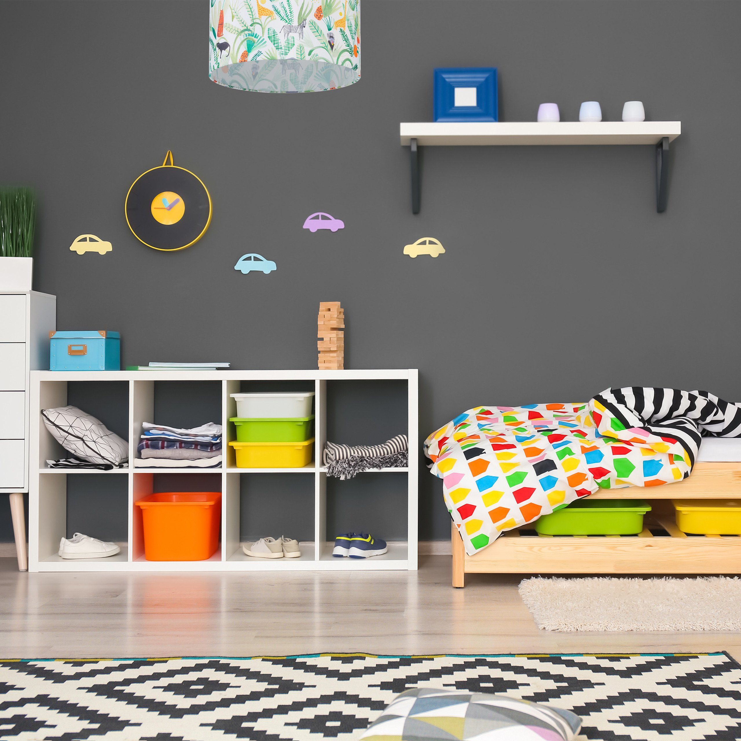 relaxdays Hängeleuchte Dschungel Hängelampe Kinderzimmer günstig online kaufen