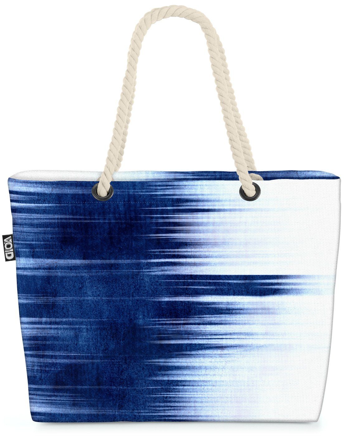 Blauer VOID gemustert Wasser Bag Sturm (1-tlg), Muster Meer Strandtasche Blau Weiss abstrakt Beach Himmel