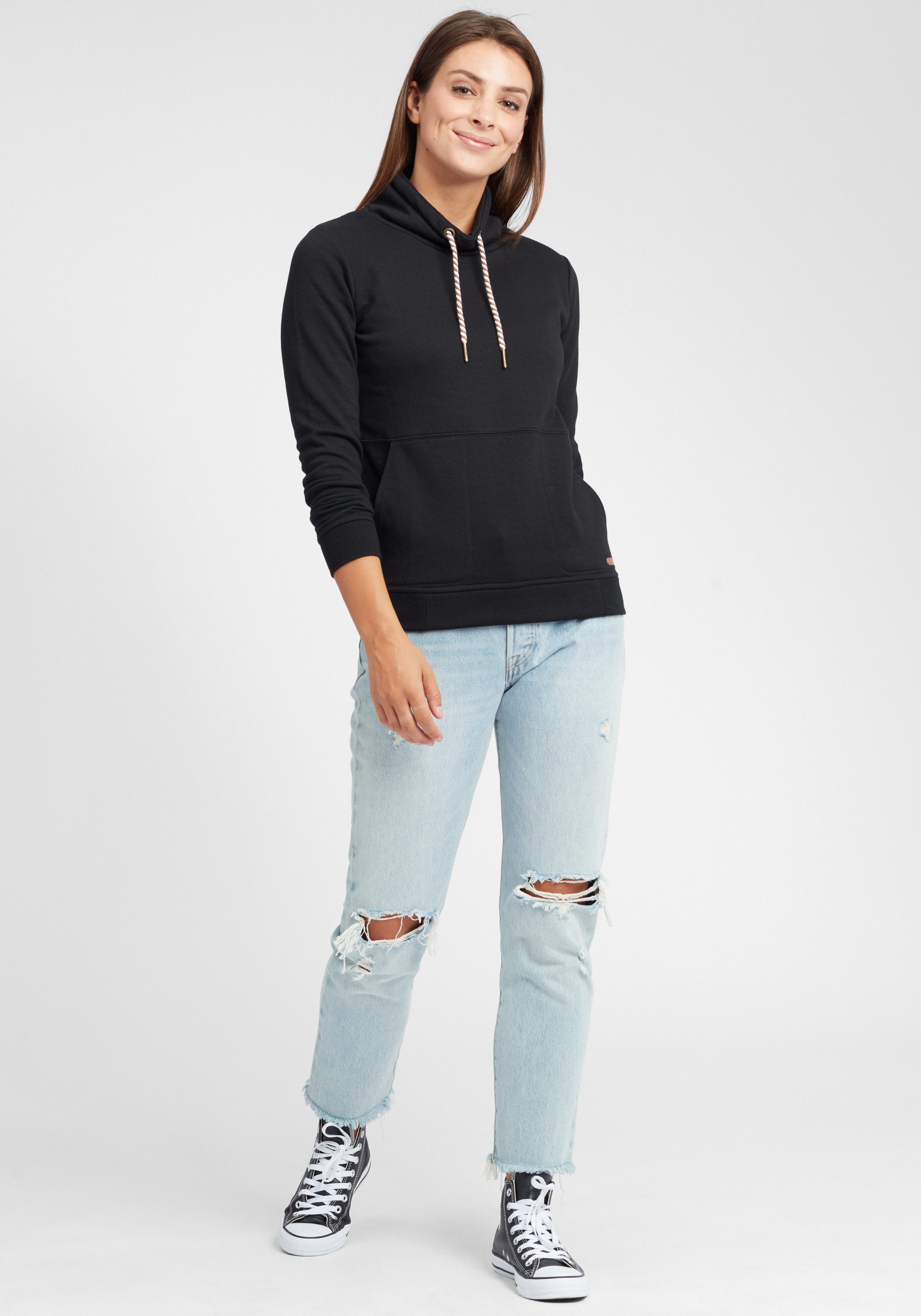 OXMO Hoodie OXVimpa Sweatpullover mit Tube-Kragen günstig online kaufen