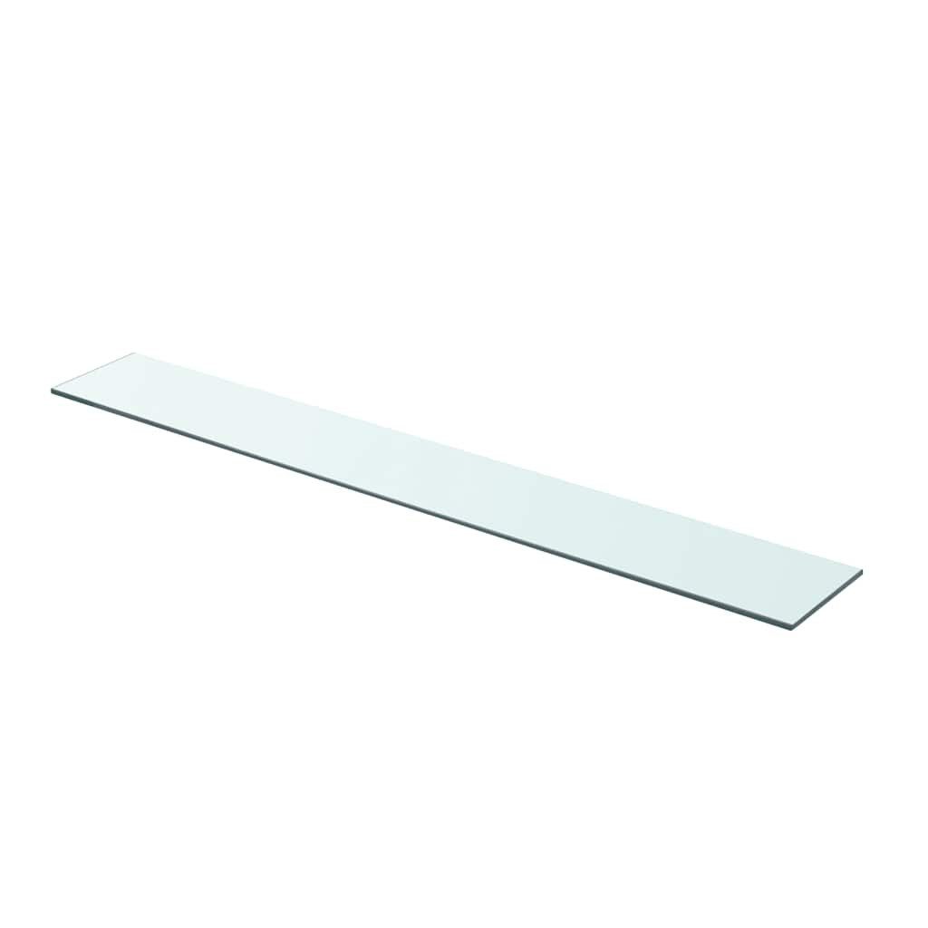 vidaXL Regal Regalboden Glas Transparent 90x12 cm, 1-tlg.