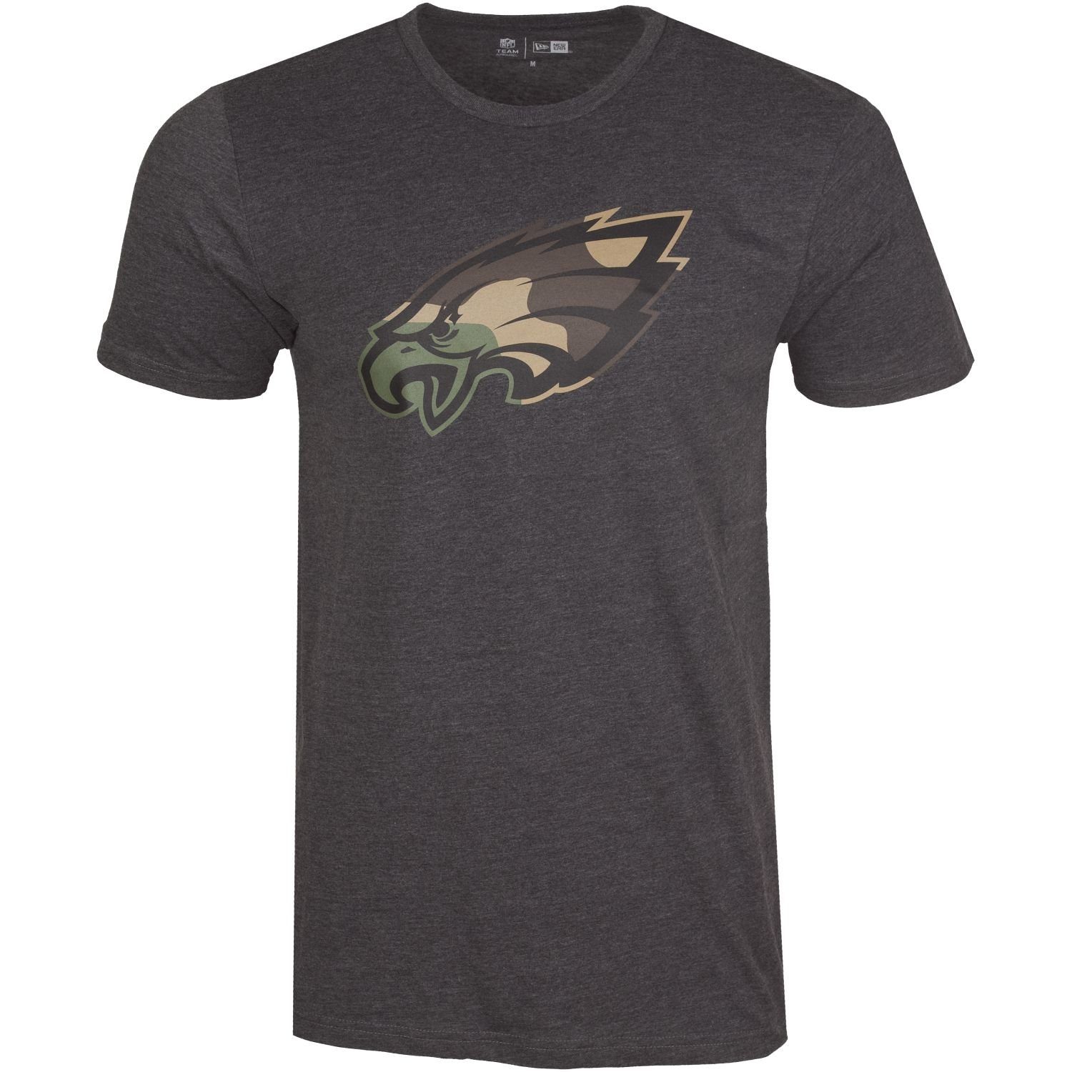 Print-Shirt Era charcoal Logo Team Eagles Philadelphia NFL New