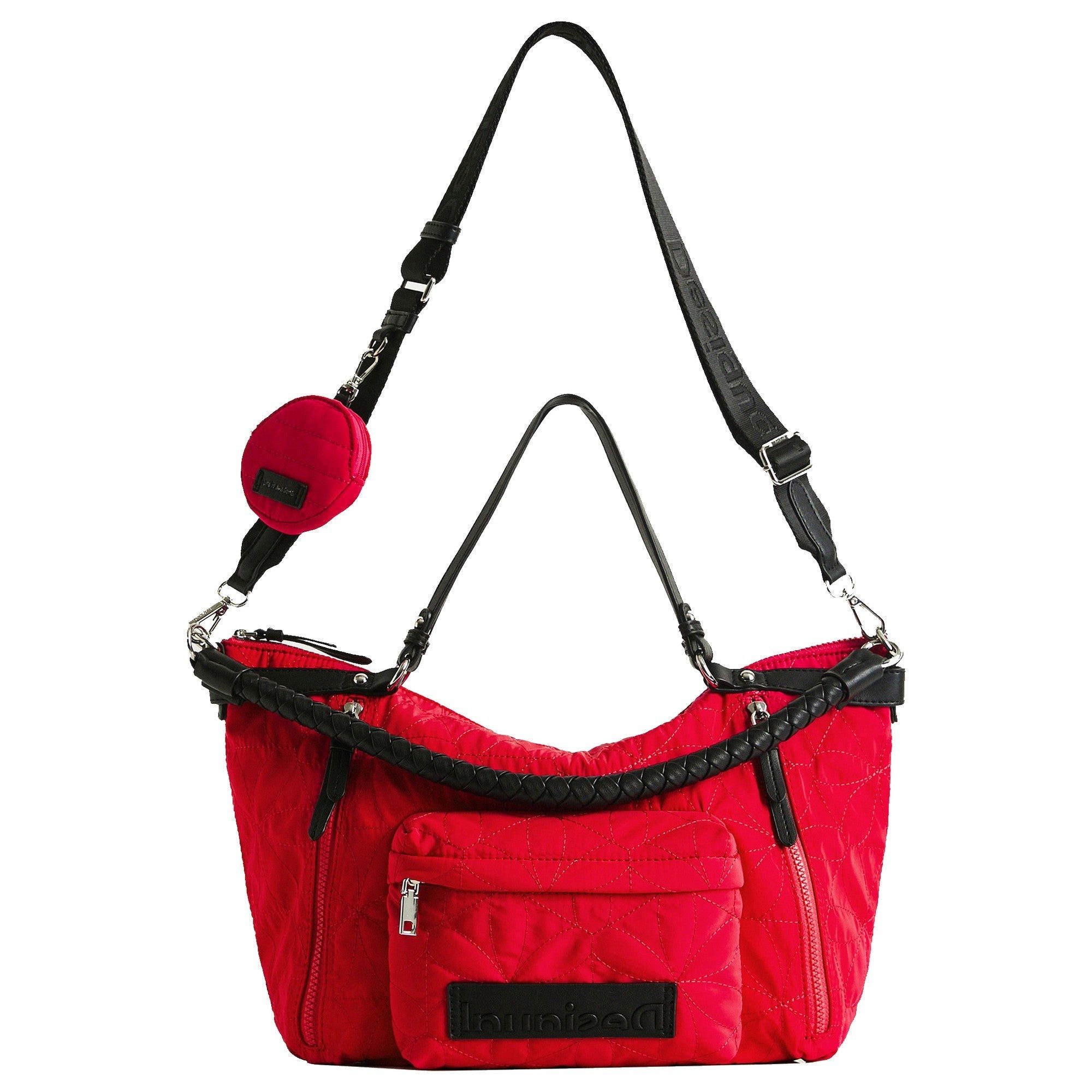 Desigual Handtasche Bols Prisma Libia - Handtasche 29 cm (fuchsia)