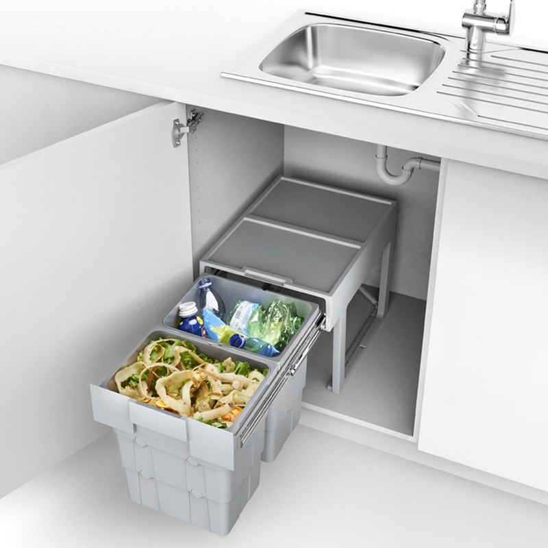 SO-TECH® Mülltrennsystem Abfalltrennsystem essensa easywaste mit 2 oder 3-fach Trennung