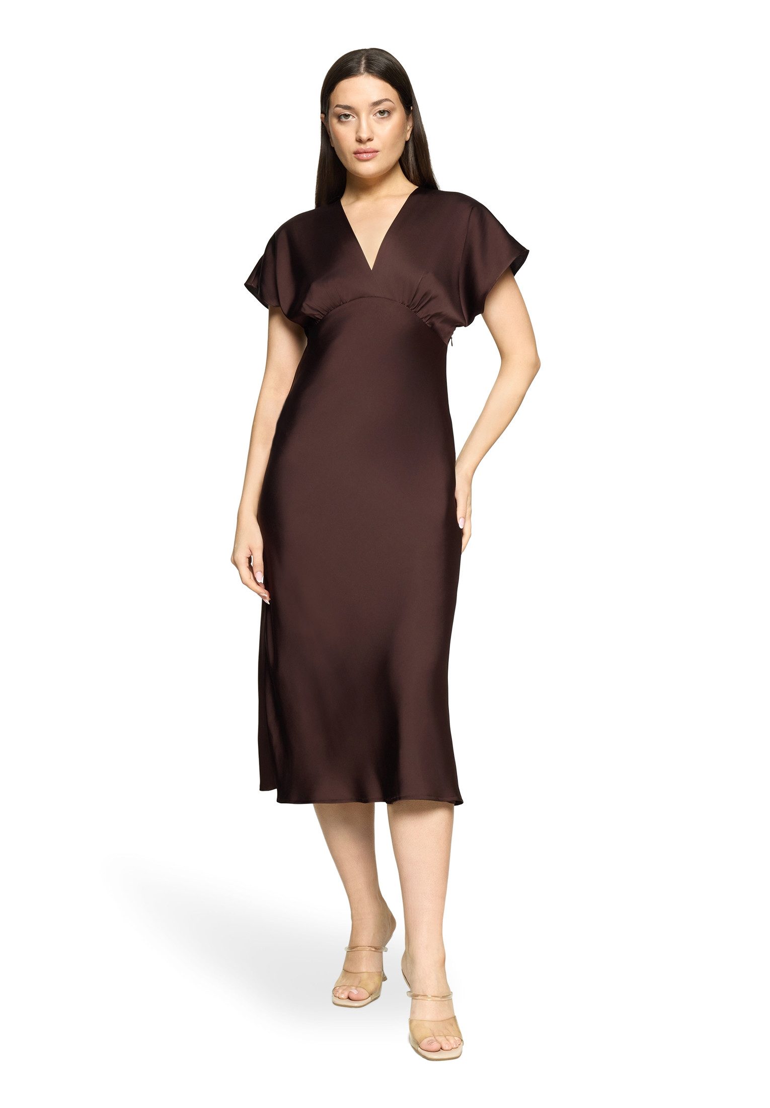 Vera Mont Abendkleid Damen mit V-Ausschnitt günstig online kaufen